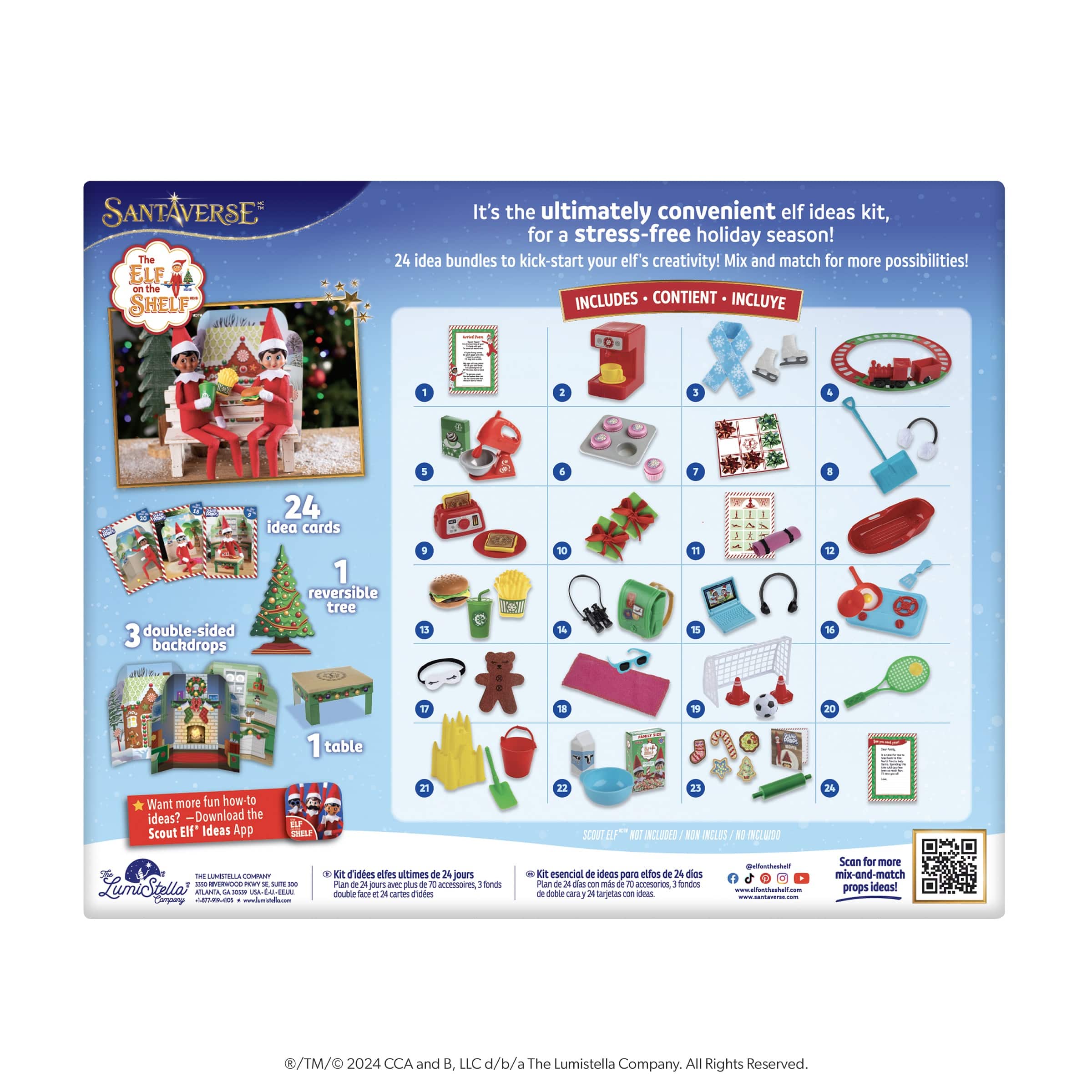 The Elf on the Shelf® Polar Props™ 24-Day Ultimate Elf Ideas Kit