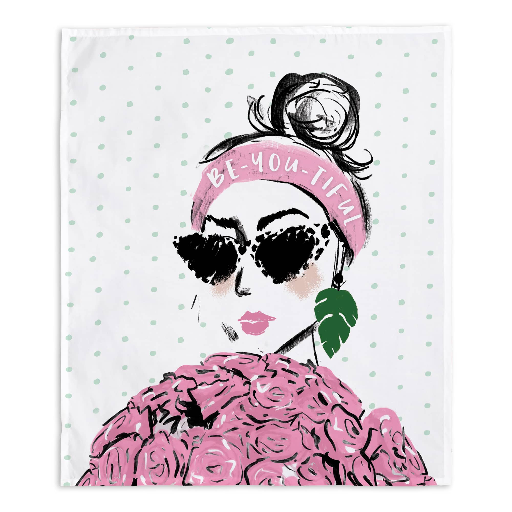 Fashion Girl Flowers Tapestry Michaels