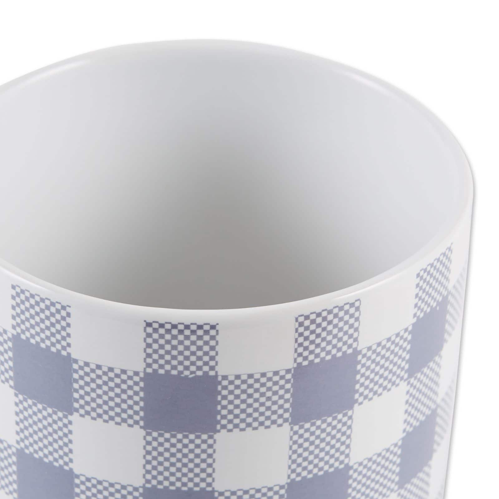 DII&#xAE; Buffalo Check Ceramic Canister Set