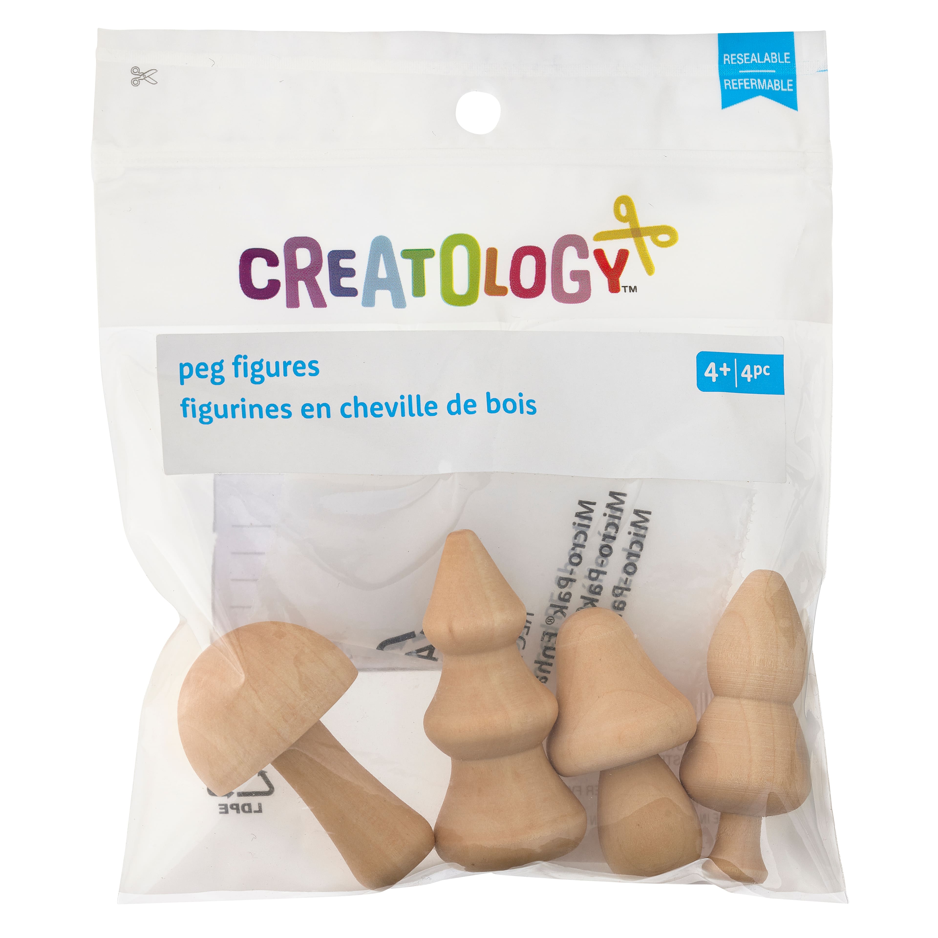 Mushroom &#x26; Tree Peg Figures by Creatology&#x2122;