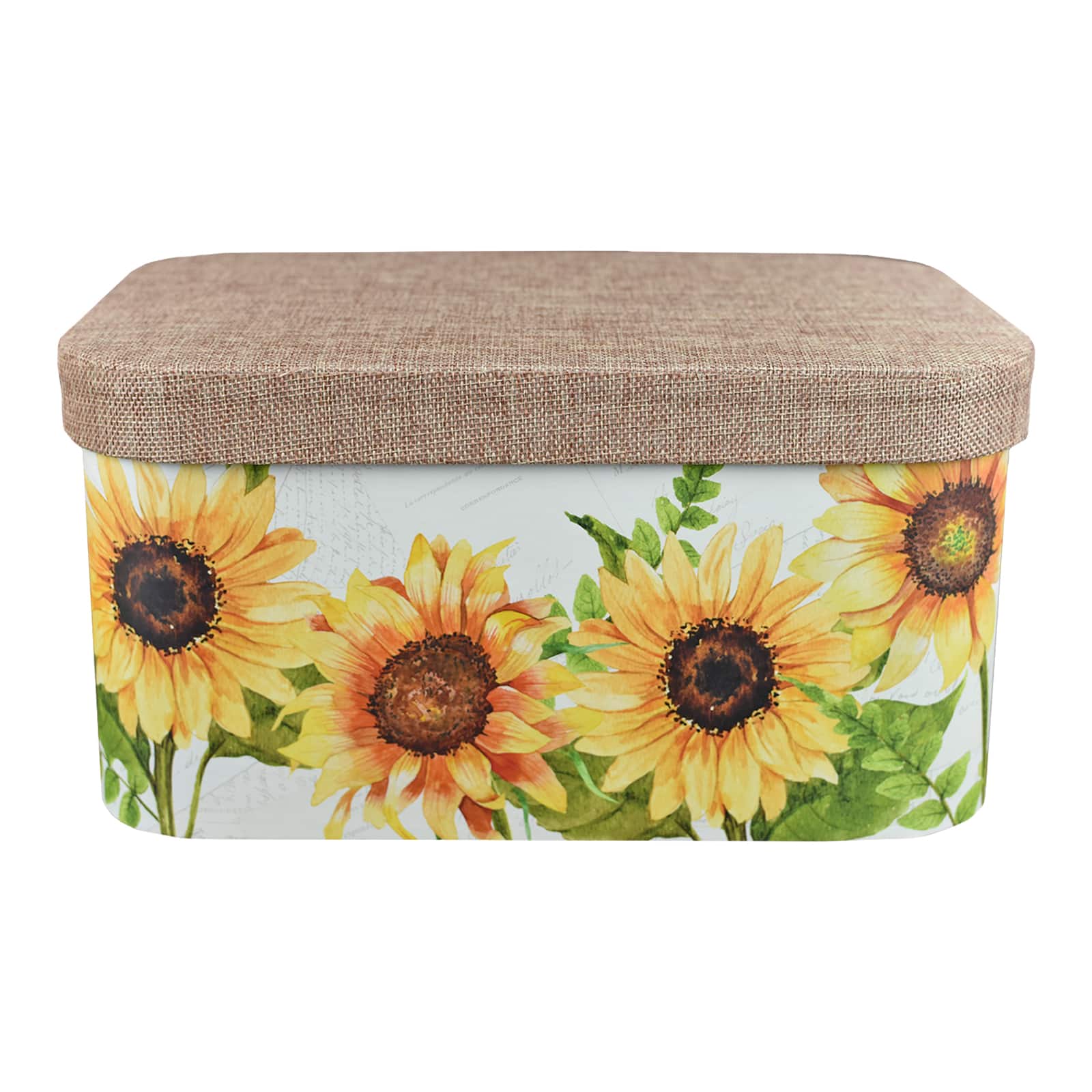 Medium Sunflower Decorative Box with Lid by Ashland&#xAE;