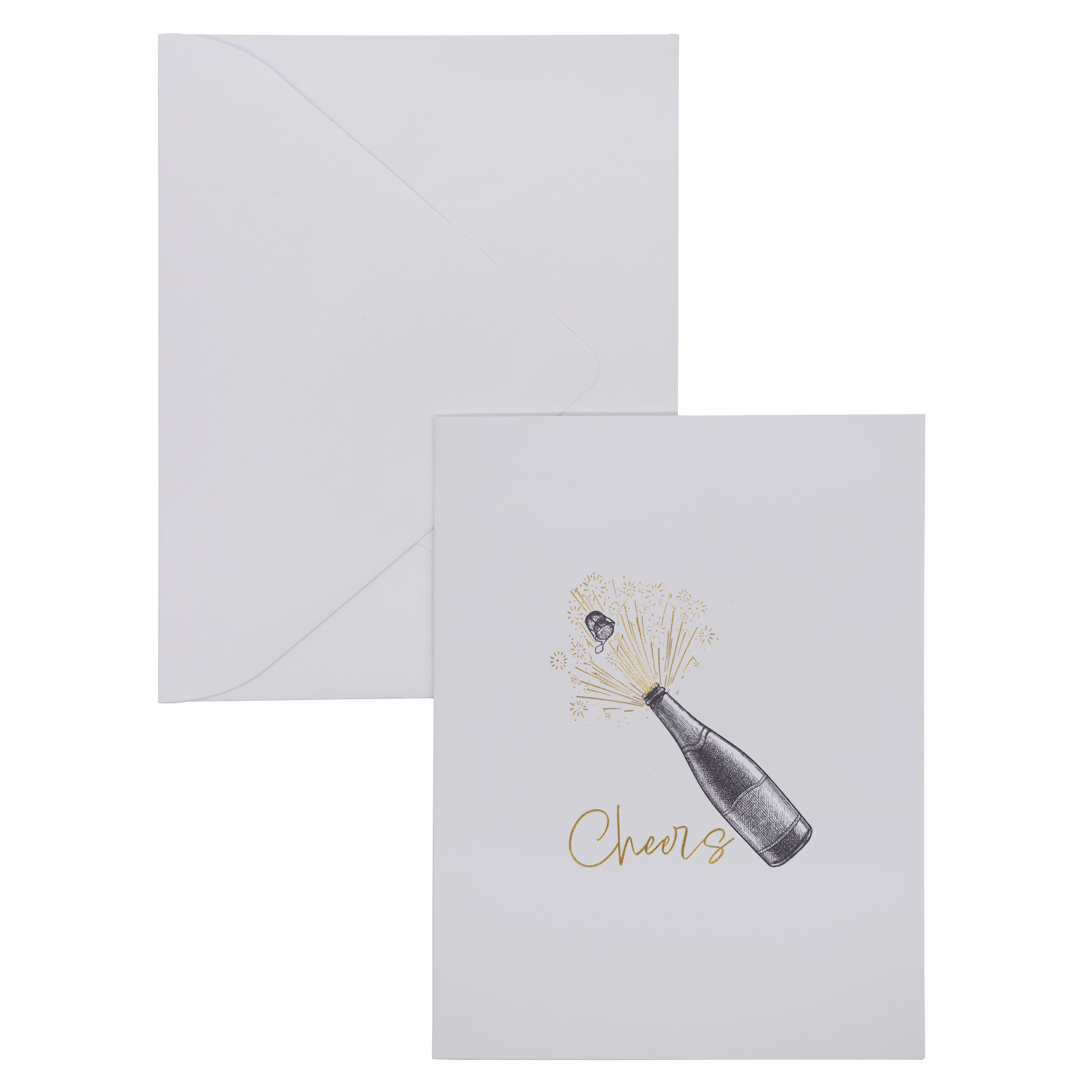Cheers Bottle Blank Greeting Card Set by Celebrate It&#x2122;