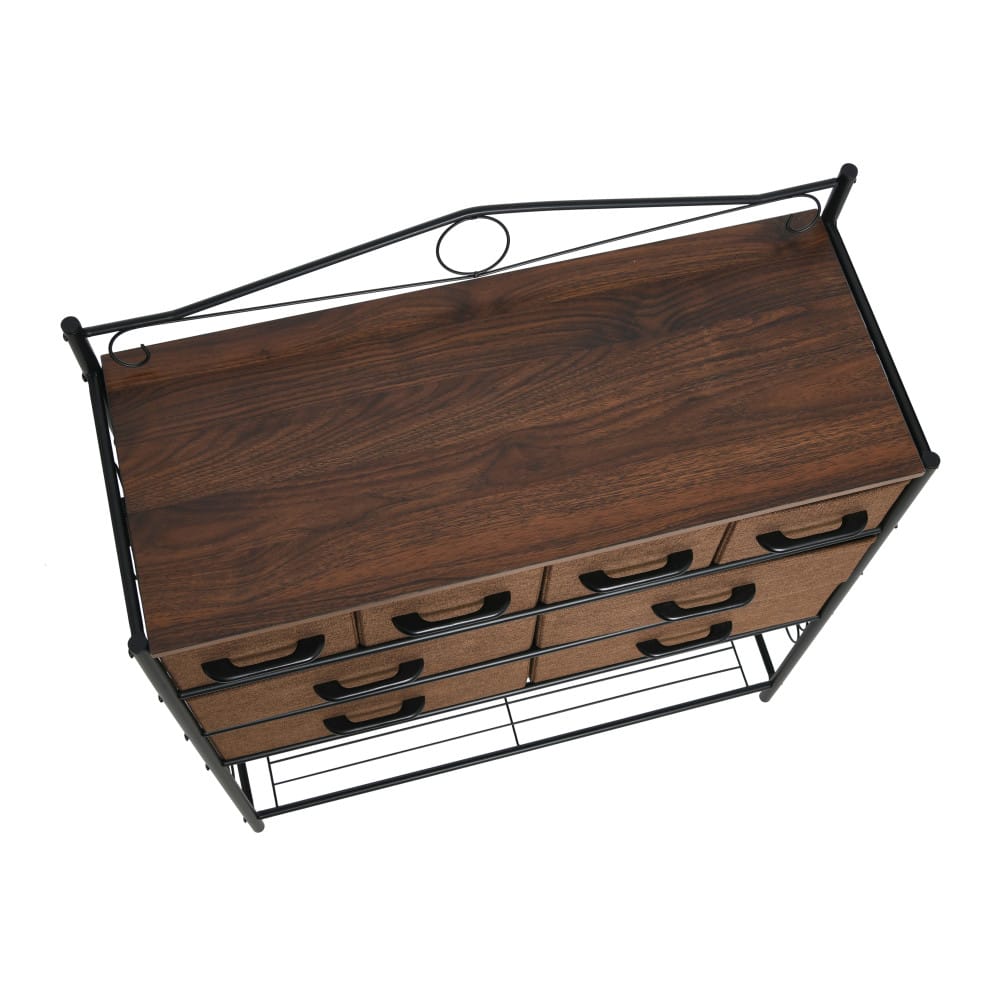 Household Essentials Victoria 8-Drawer Dresser with Shelf