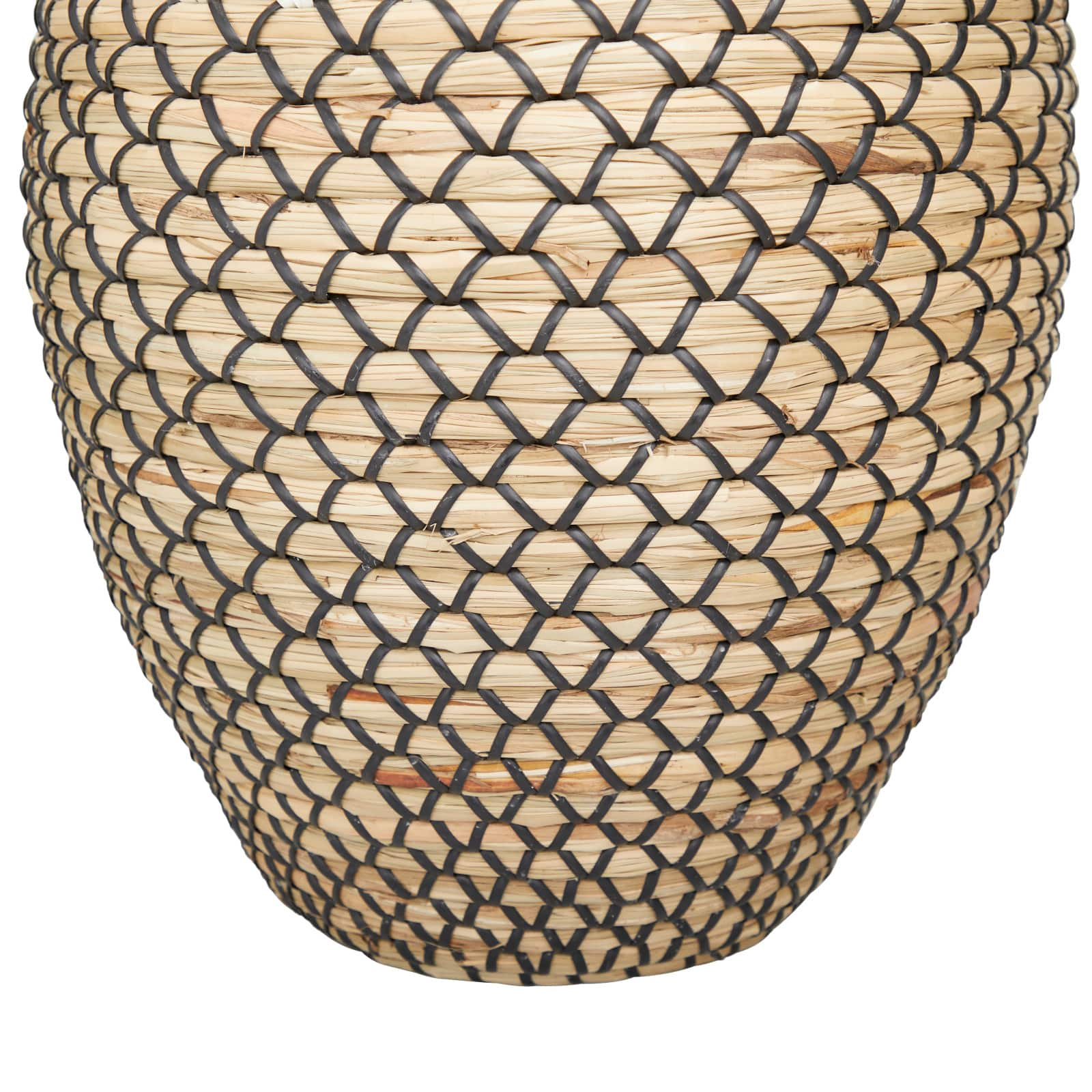 Brown Seagrass Tall Woven Floor Vase 11&#x22; x 11&#x22; x 20&#x22;