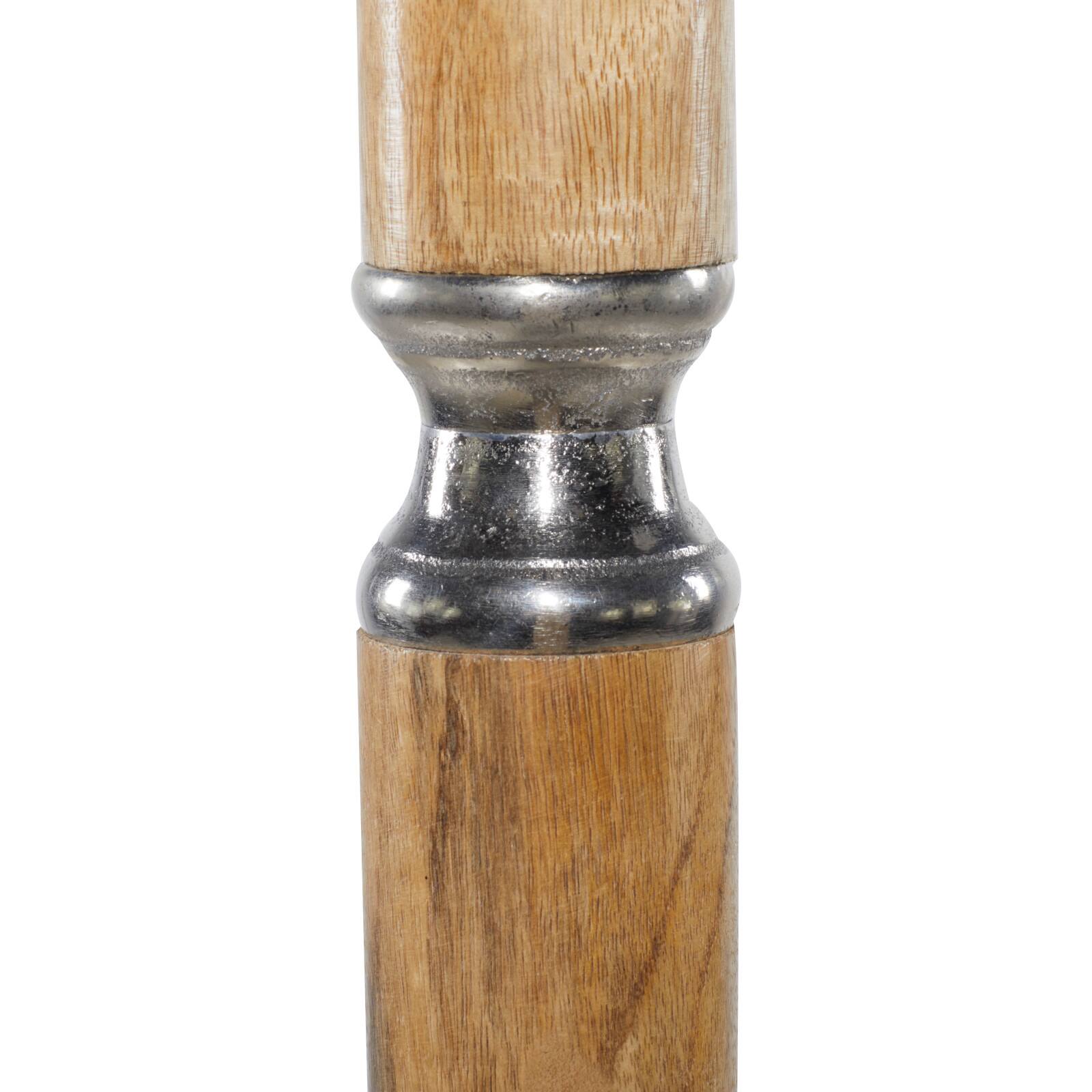 Silver Mango Wood Traditional Coat Rack, 72&#x22; x  19&#x22; x  19&#x22;