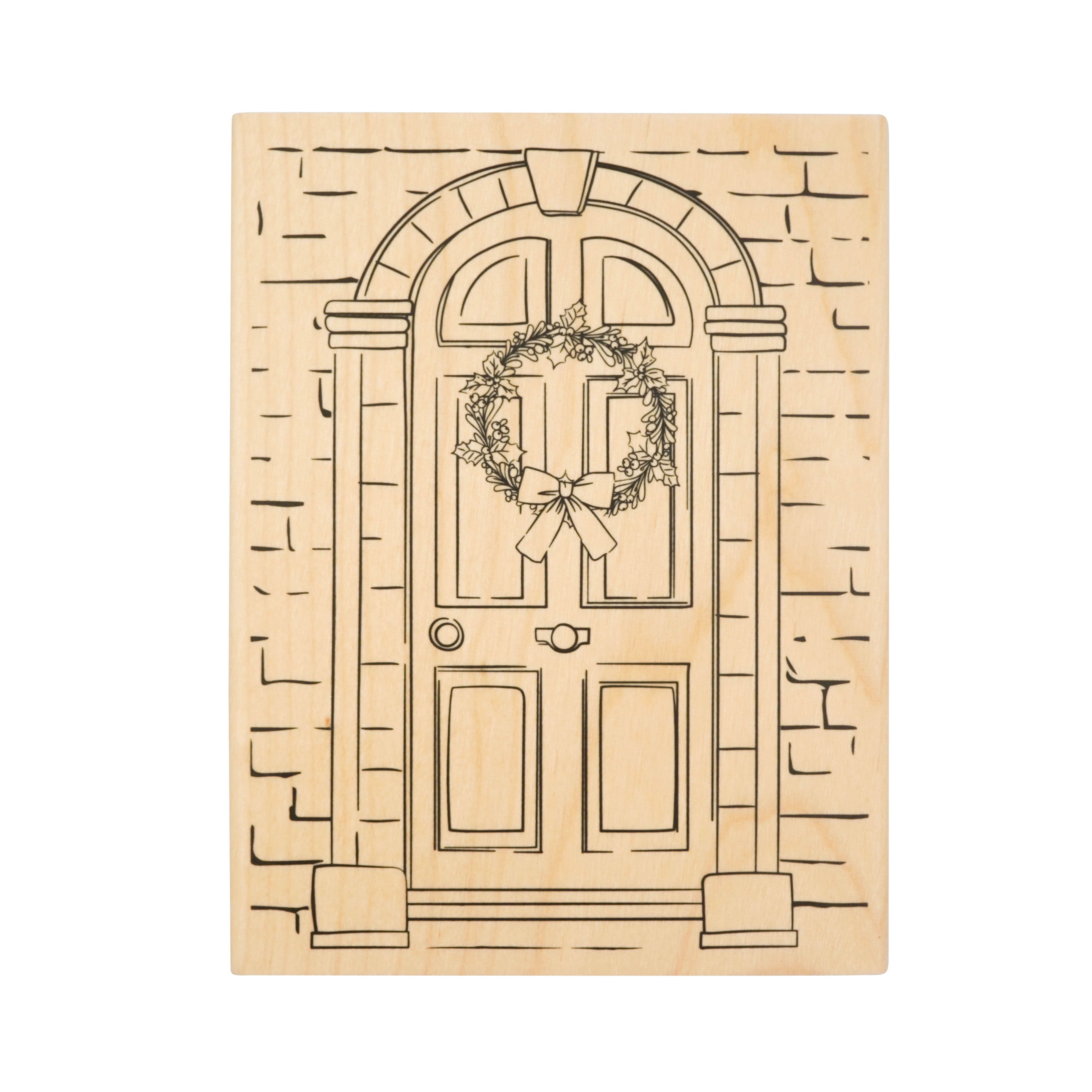 Holiday Door Wood Stamp by Recollections&#x2122;