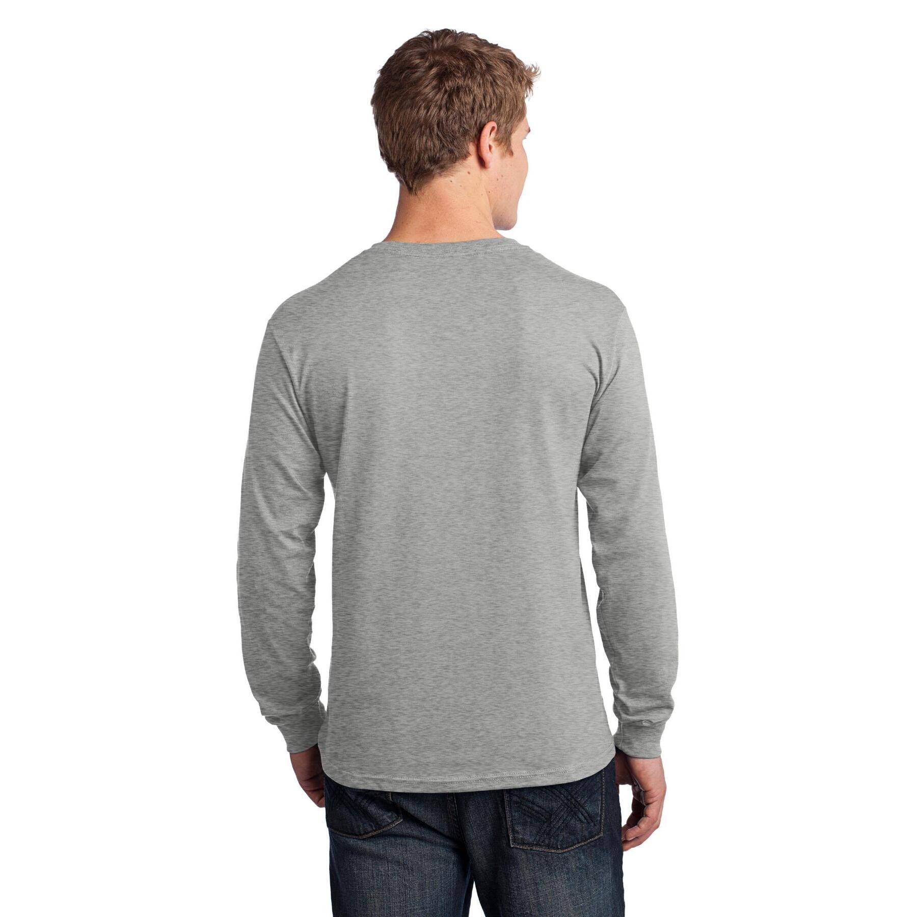 Port & Company® Core Cotton Long Sleeve Crew Neck T-Shirt