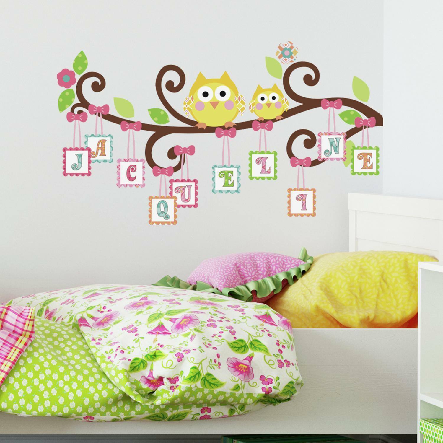 RoomMates Happi Scroll Tree Letter Branch Giant Peel &#x26; Stick Decal