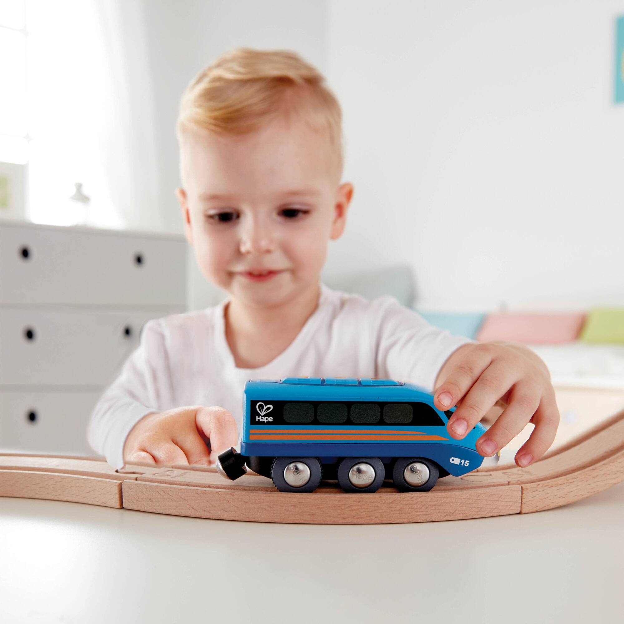 Hape Blue Remote Control Engine Train