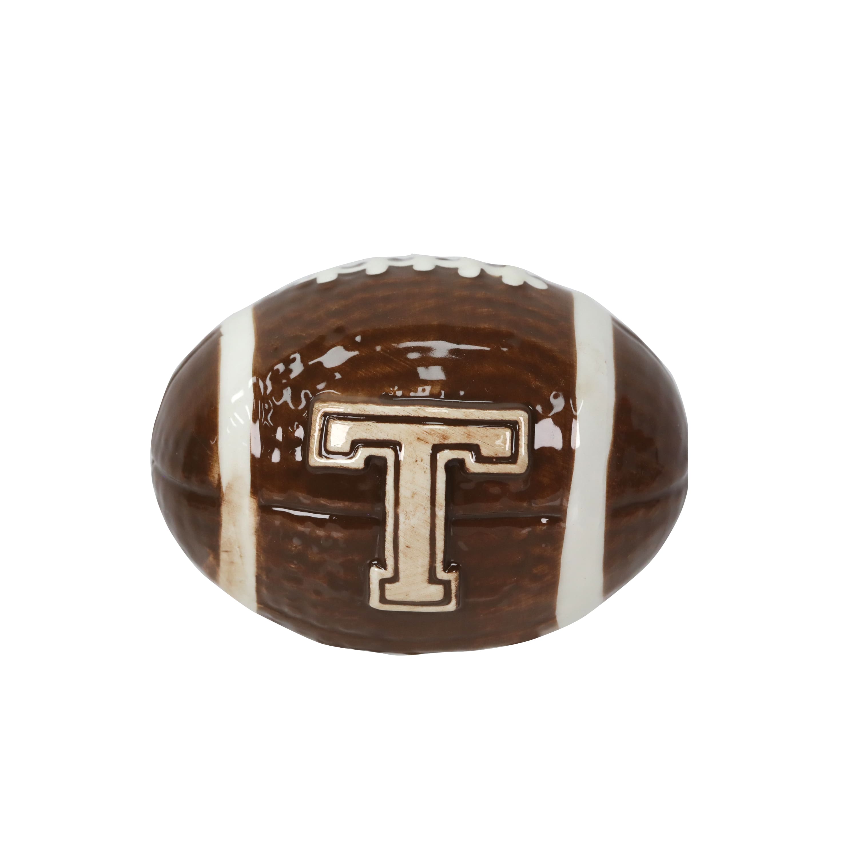 3.75&#x22;  Football Tailgate Monogram D&#xE9;cor by Celebrate It&#x2122;