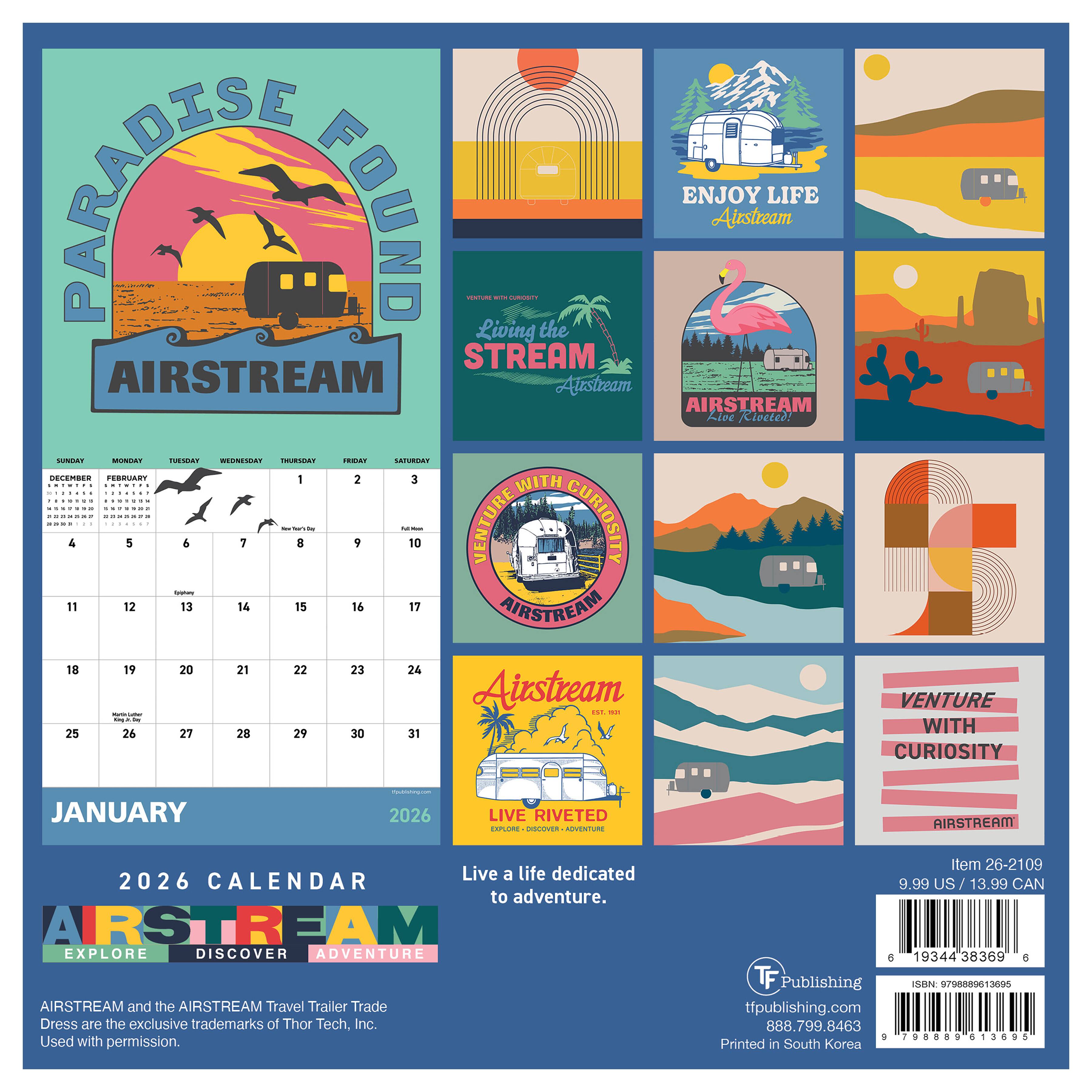 2026 Airstream Mini Calendar