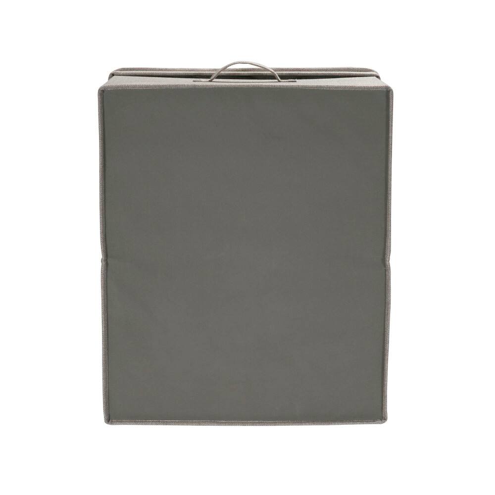 Household Essentials Fabric Storage Bin with Lid, 2ct.