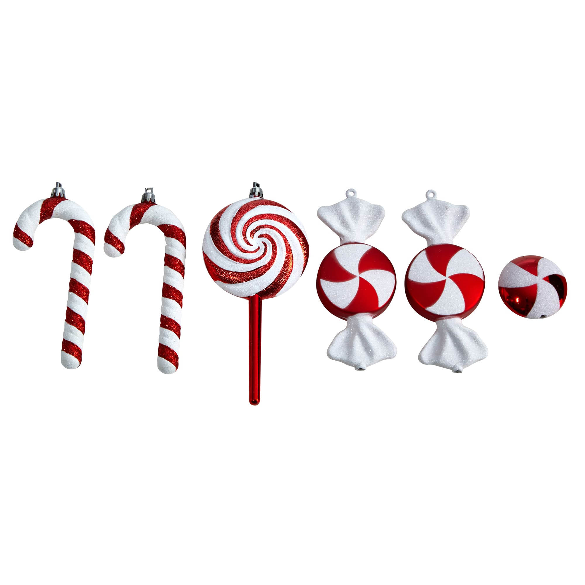 6 Pieces Christmas Candy Ornaments Lollipop Ornament Candy Cane