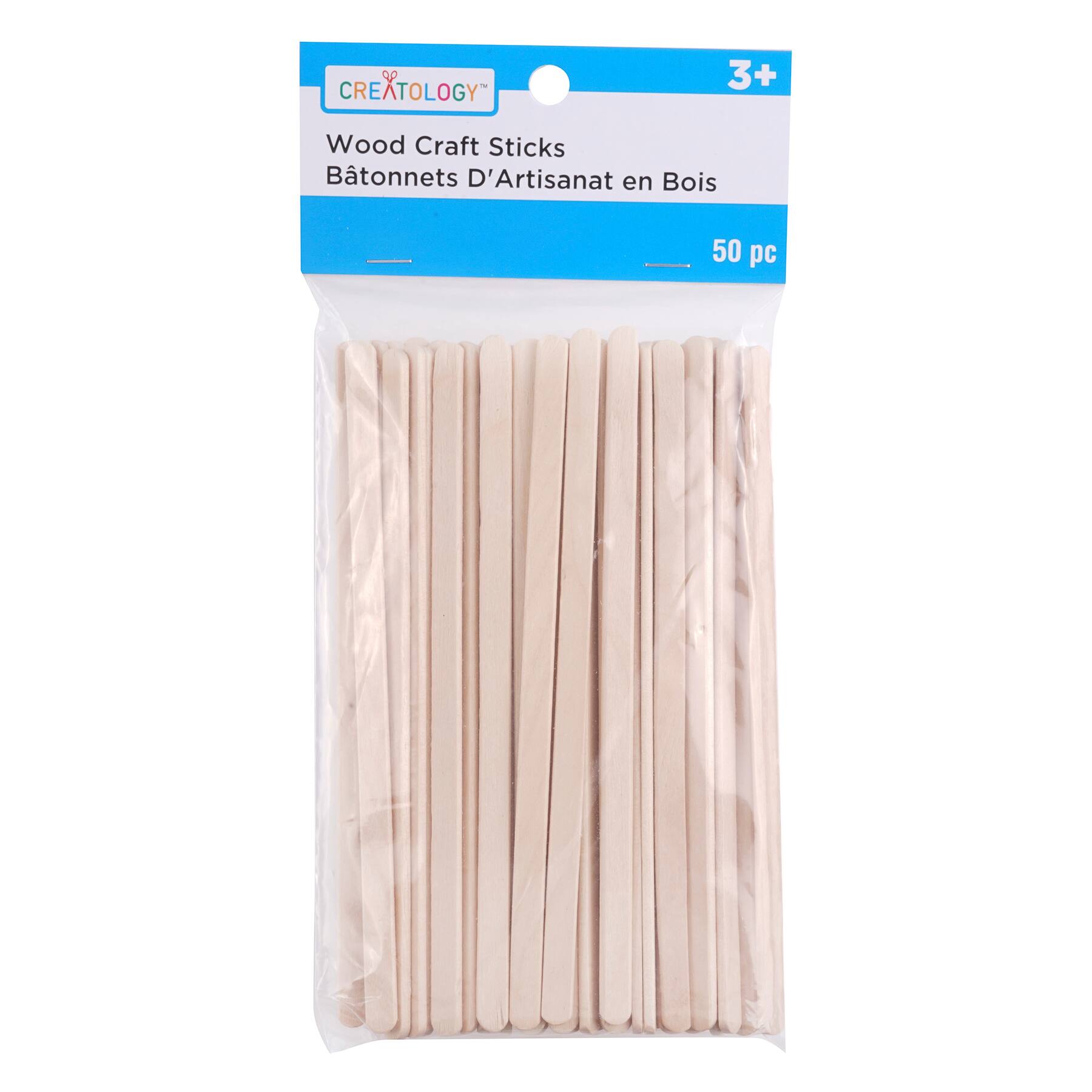 5.5" Wood Craft Sticks by Creatologyâ„¢ | Michaels