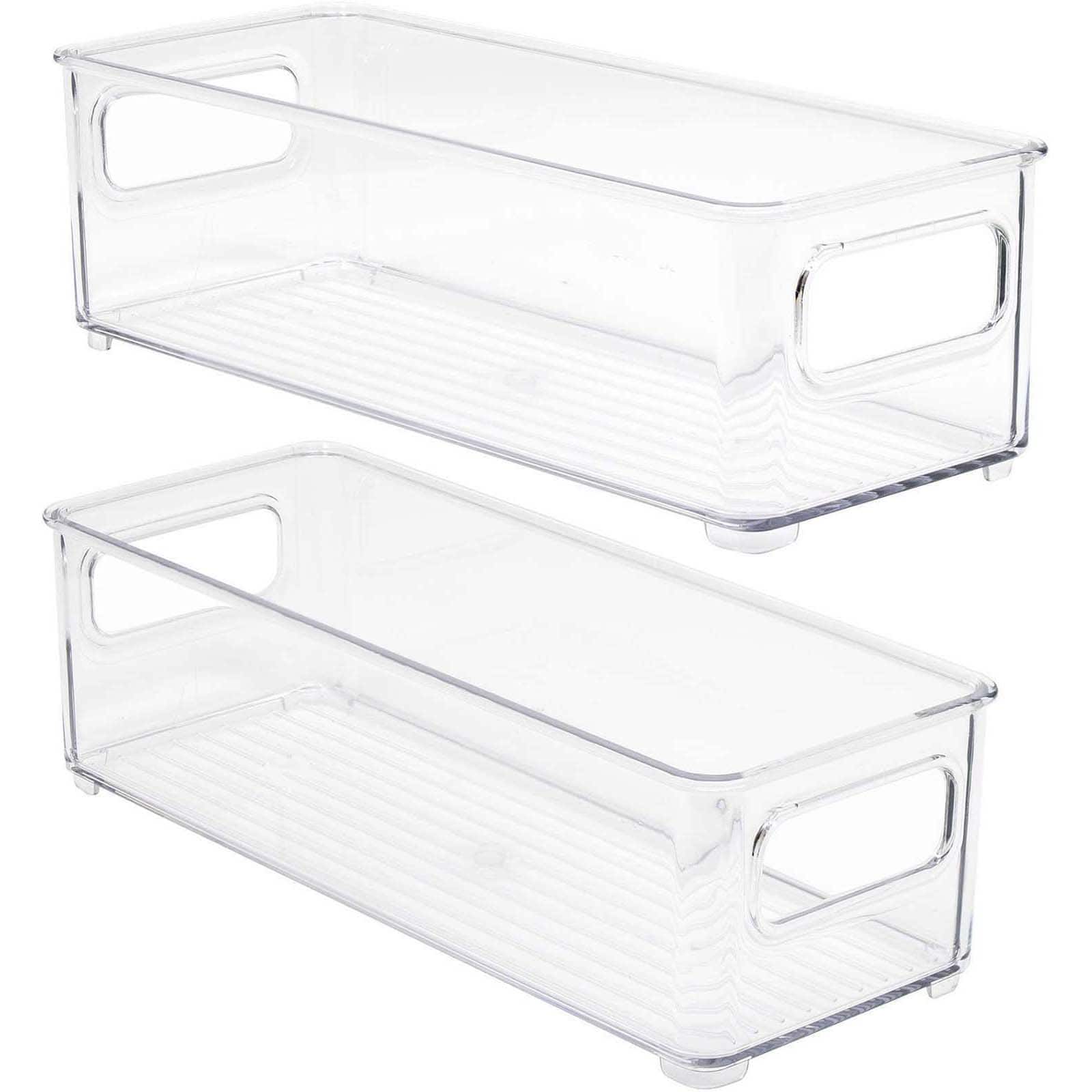 Sorbus Small Clear Kitchen & Fridge Storage Bins