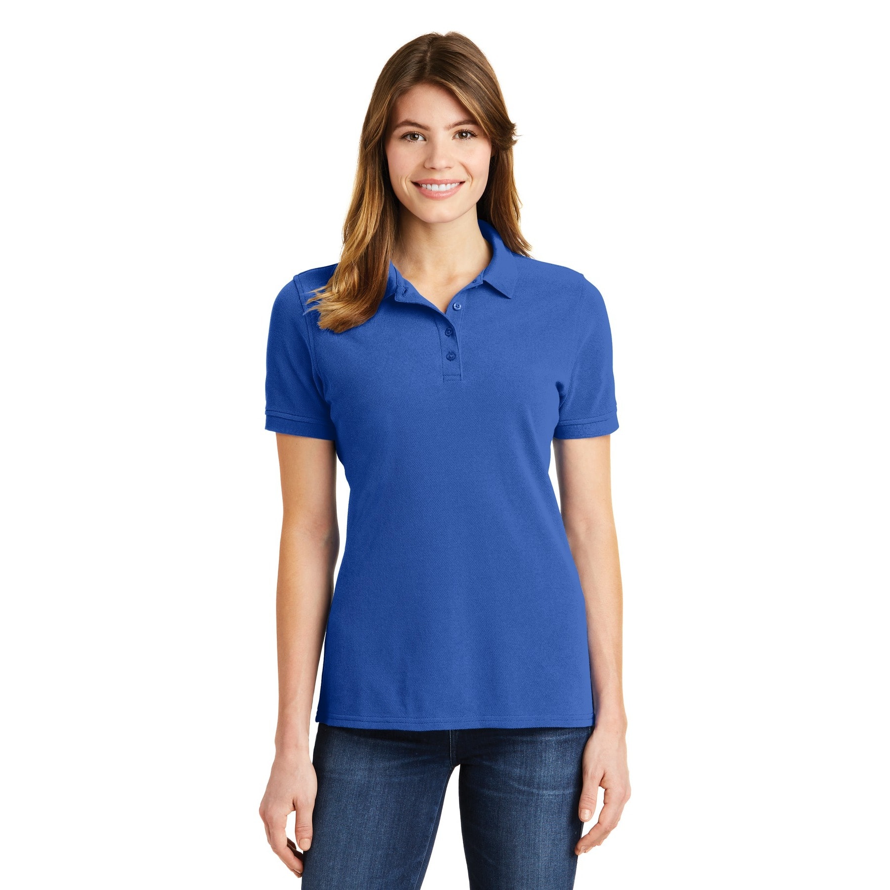 Port & Company® Combed Ring Spun Ladies Pique Polo