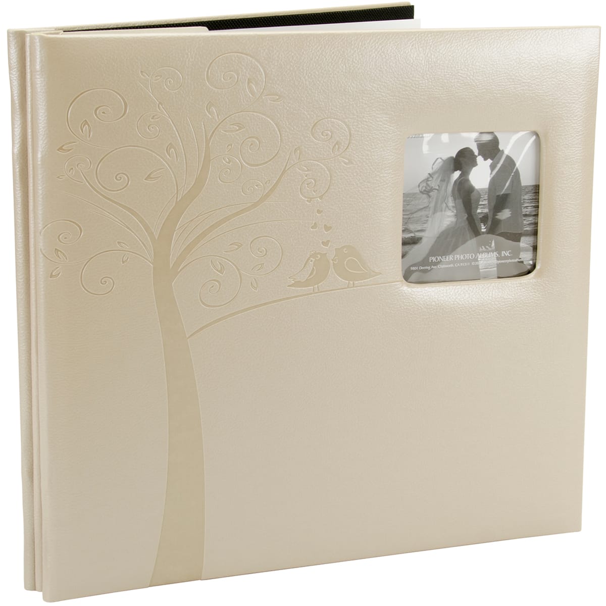 Pioneer&#xAE; Tree Embossed Wedding Post Bound Photo Album
