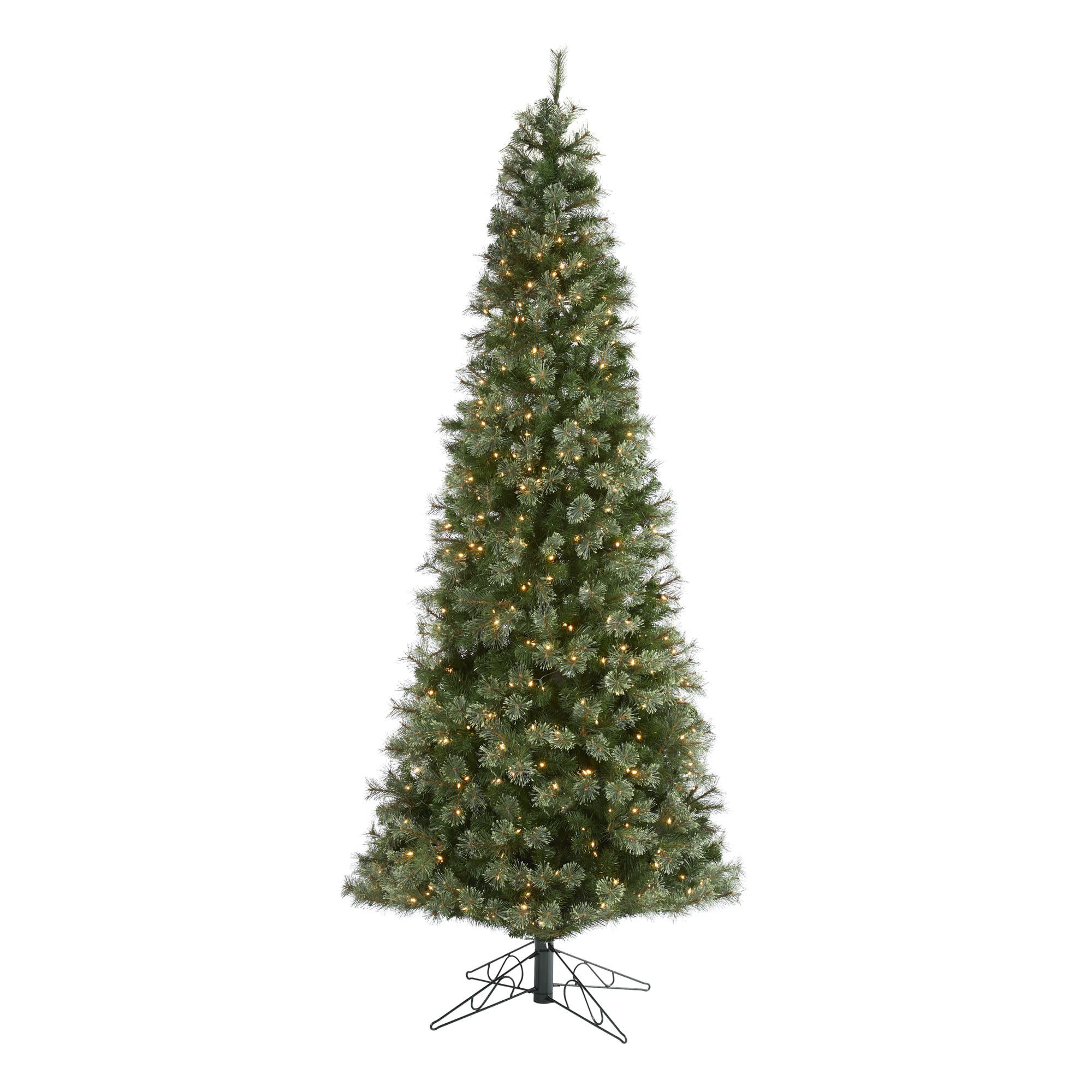 10ft. Pre-Lit Cashmere Artificial Christmas Tree, Warm White LED Lights