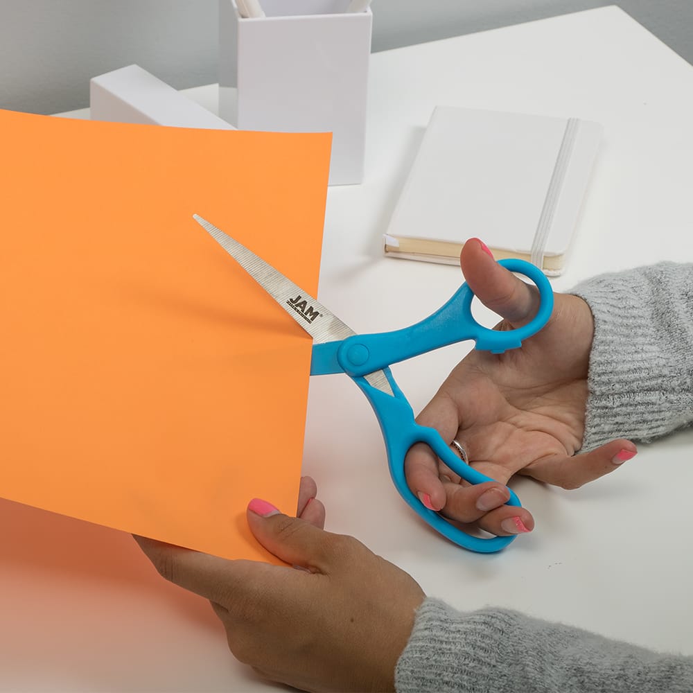 JAM Paper 8" Ergonomic Multi-Purpose Precision Scissors