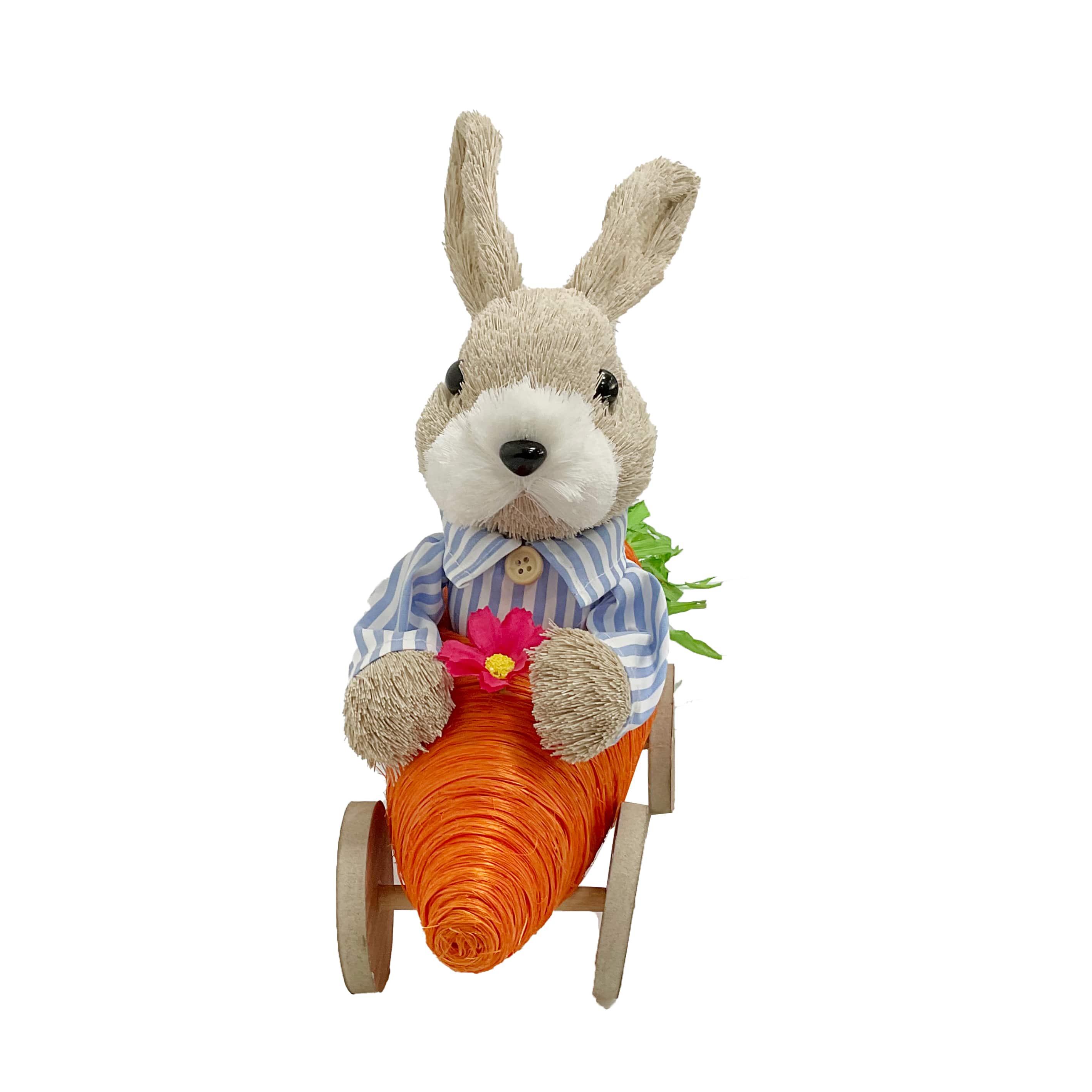 15.75&#x22; Bunny in Carrot Car by Ashland&#xAE;
