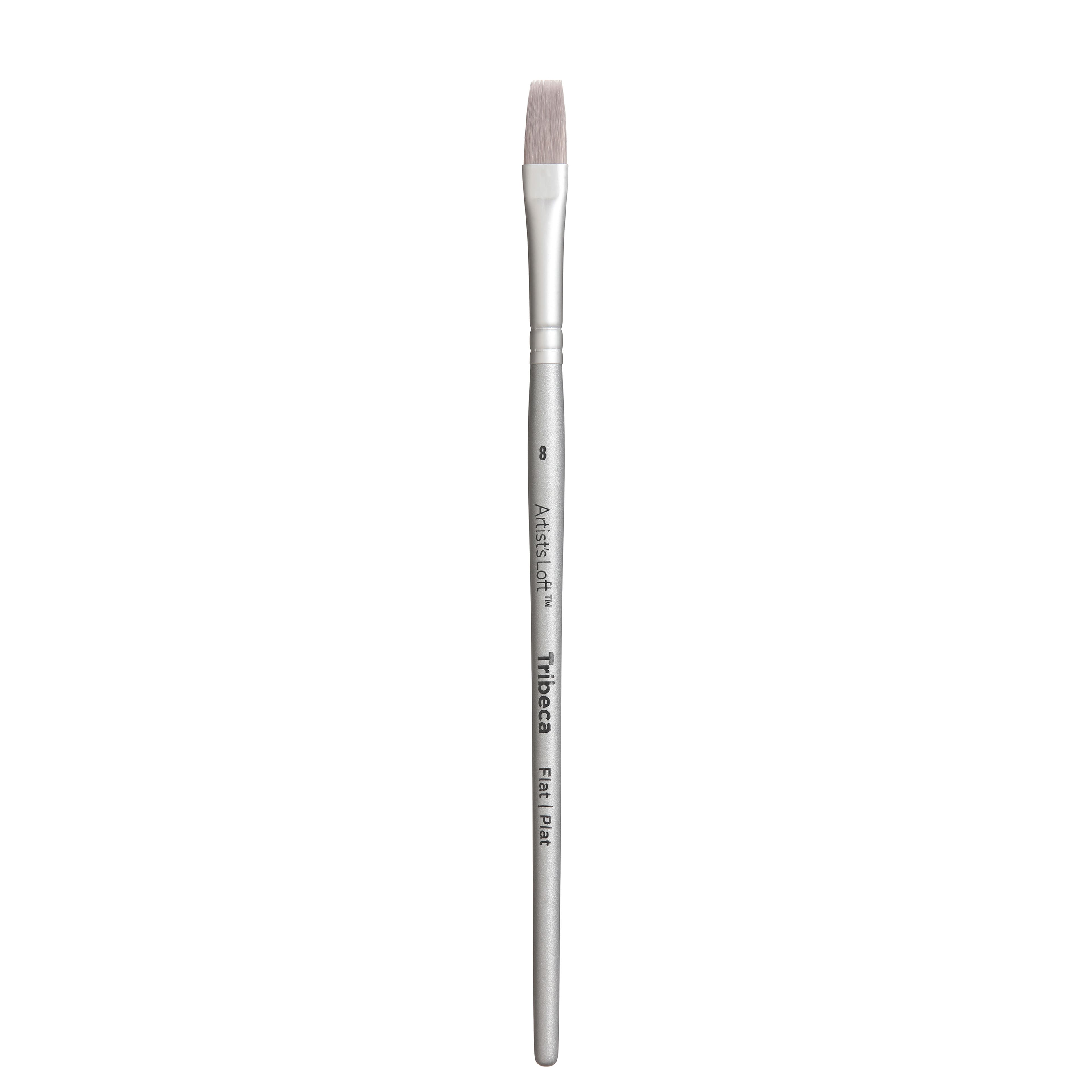 Tribeca Synthetic Short Handle Flat Brush by Artist&#x27;s Loft&#x2122;