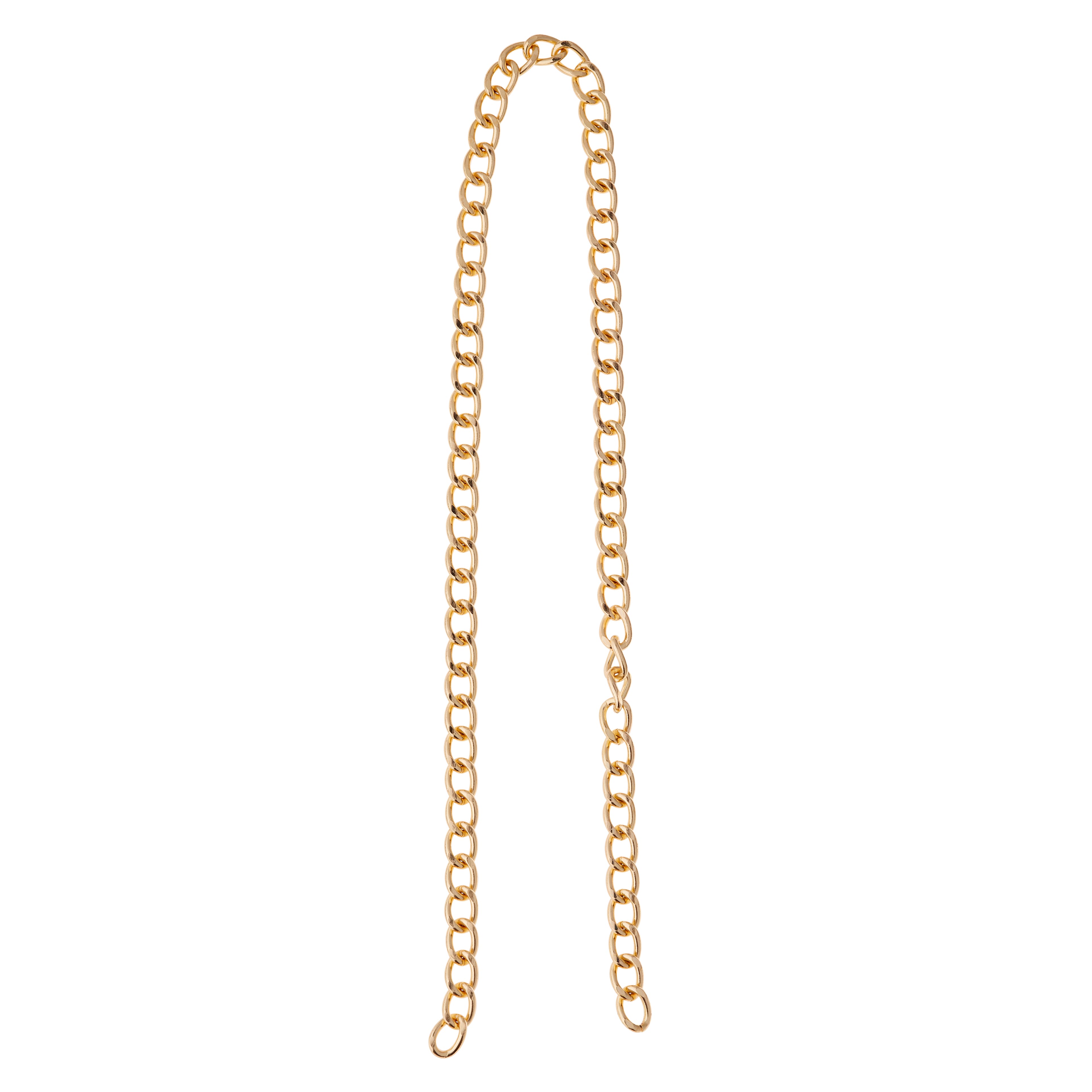 Large Gold Flat Curb Chain By Bead Landing™