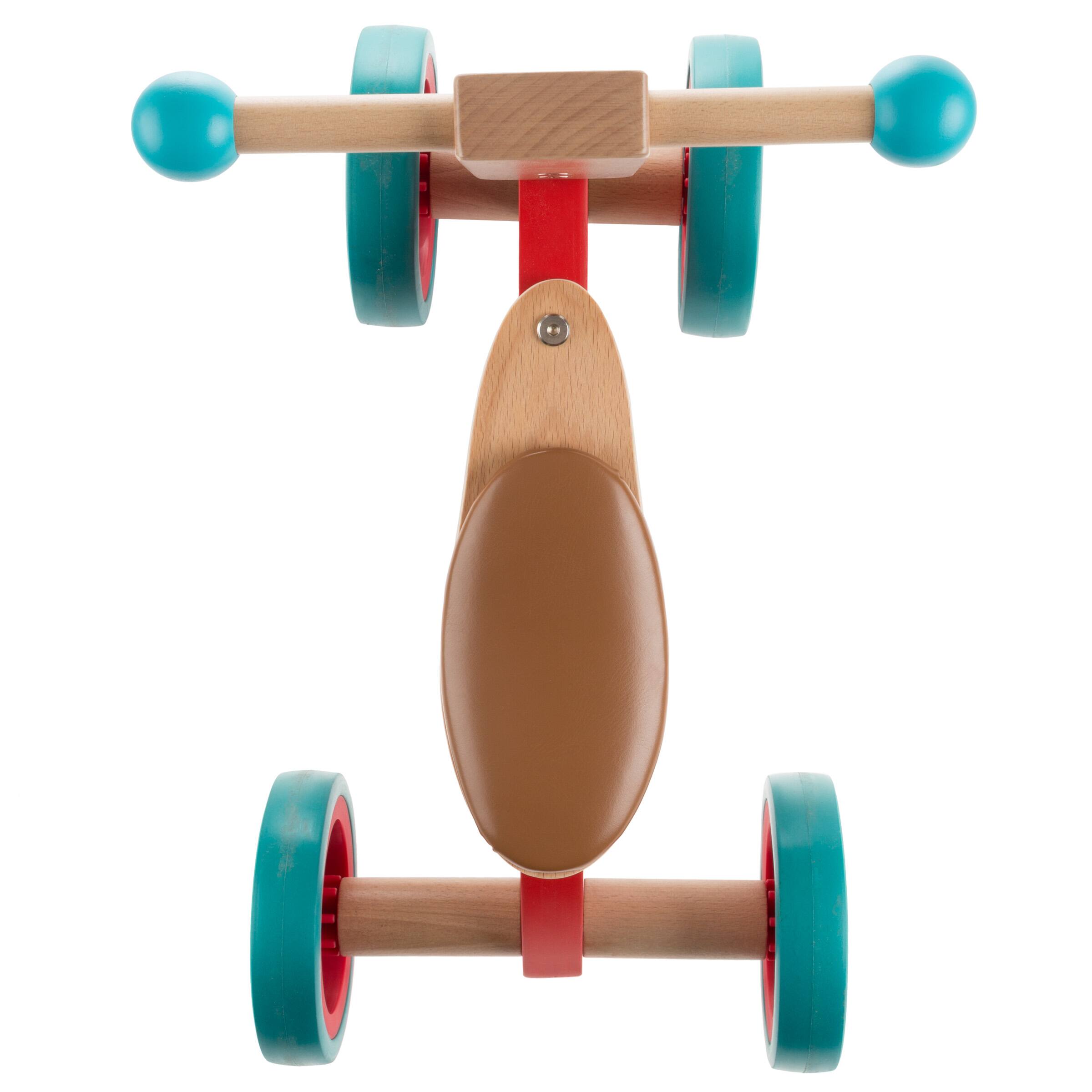 Toy Time Happy Trails Walk & Ride Wooden Balance Bike