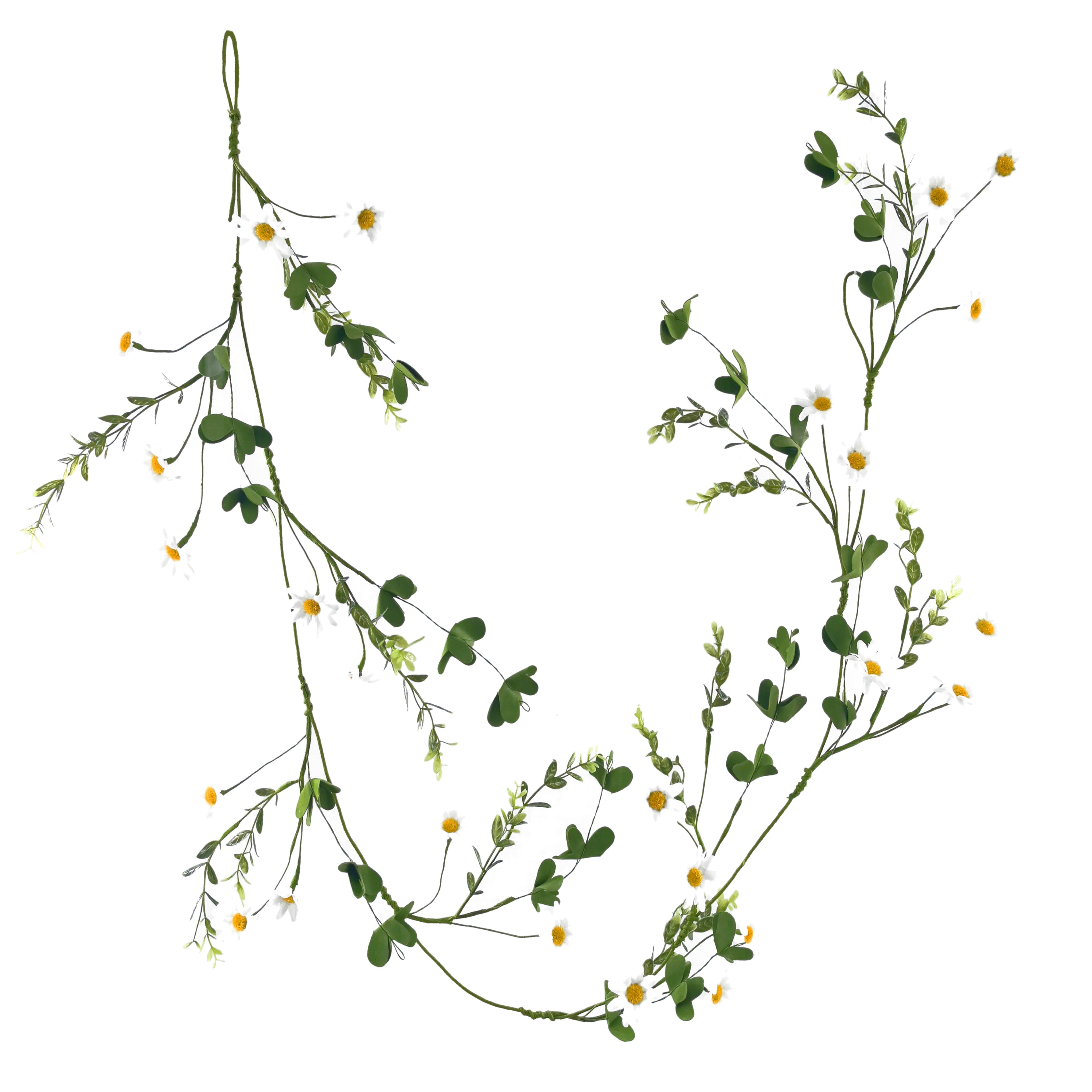 5ft. White Daisy Coiled Garland by Ashland&#xAE;