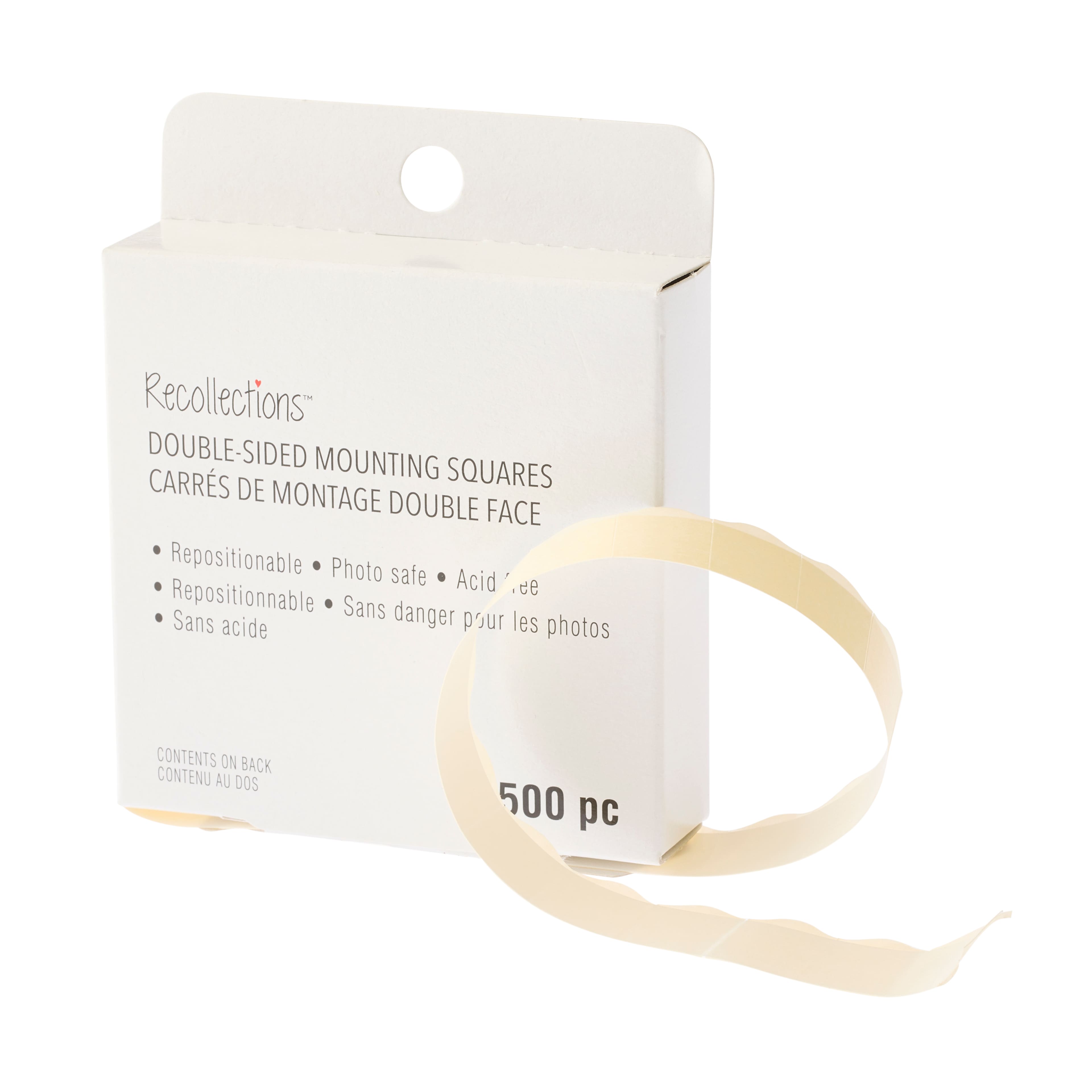 12 Packs: 500 ct. (6000 total) Double-Sided Repositionable Mounting Squares by Recollections™
