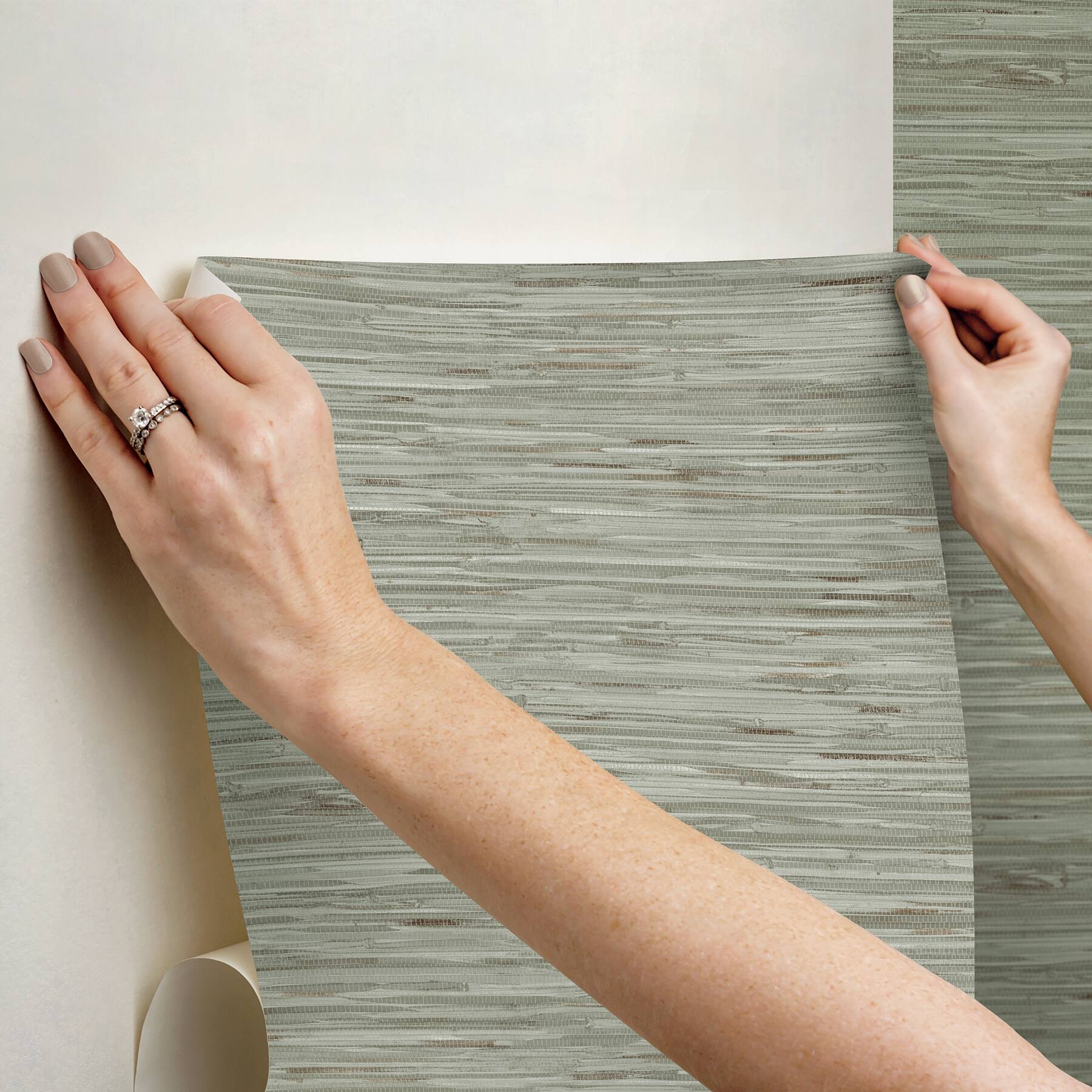 NuWallpaper Grassweave Peel &#x26; Stick Wallpaper