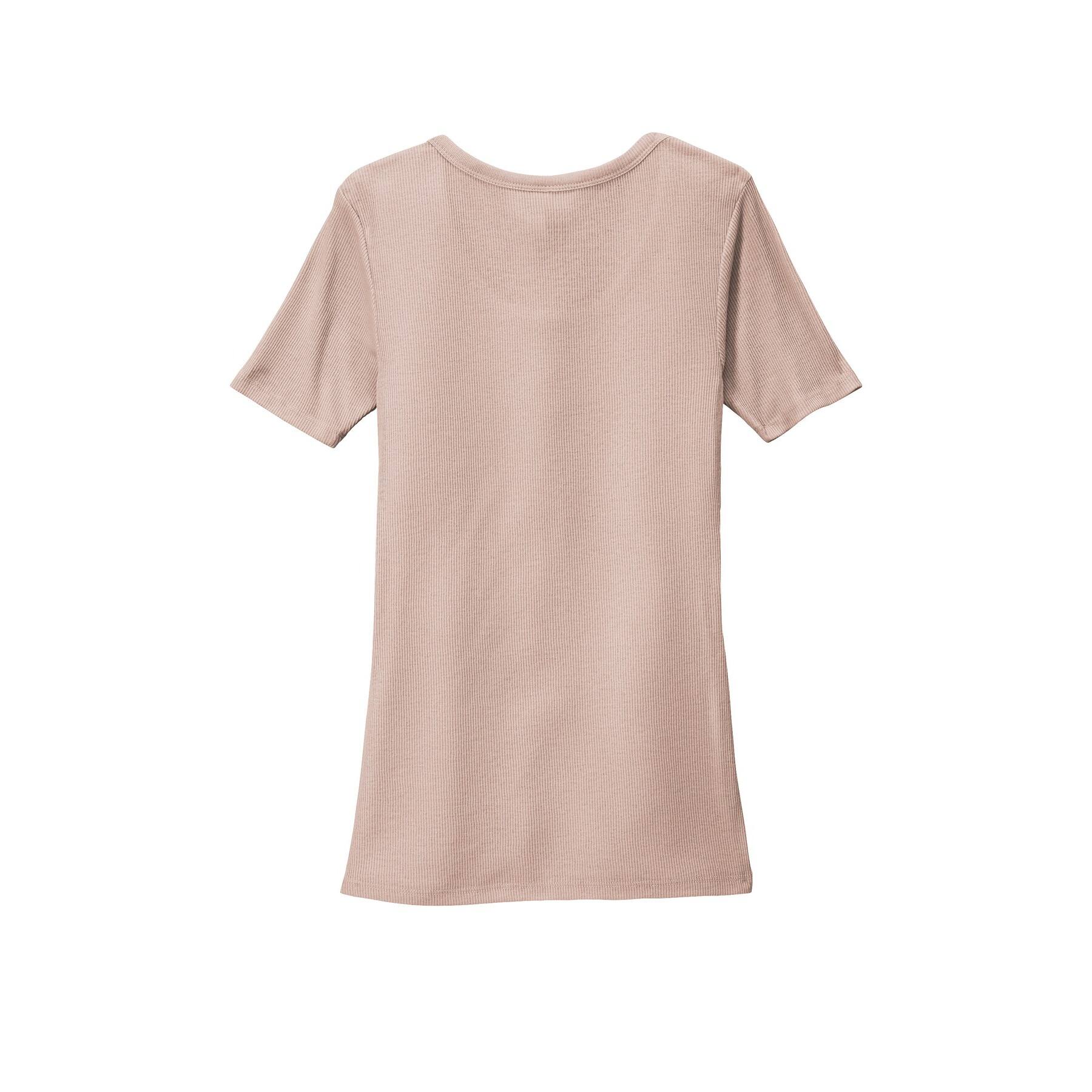 District® V.I.T.™ Women's Rib Scoop Neck T-Shirt