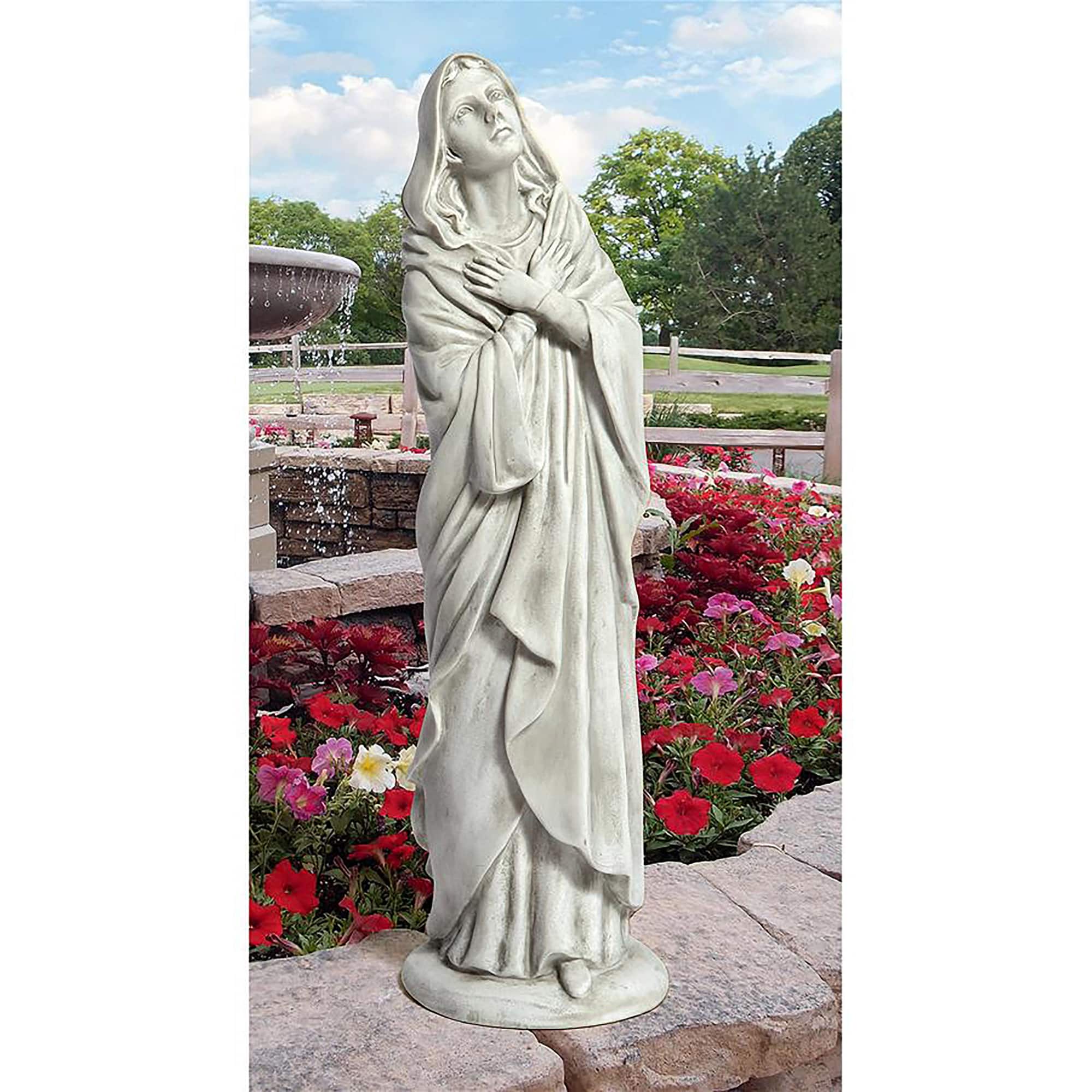 Design Toscano 20&#x22; Blessed Mother of the Heavens Immaculate Conception Mary Statue