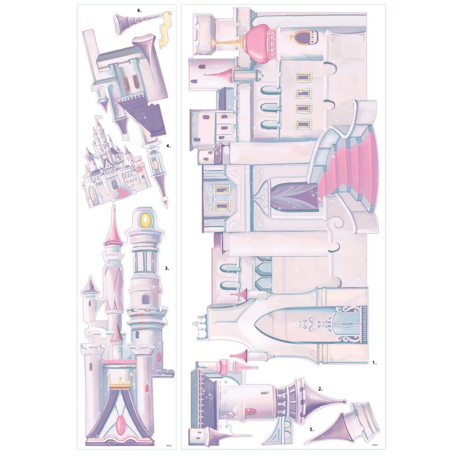 RoomMates Disney® Princess Castle Giant Wall Decal