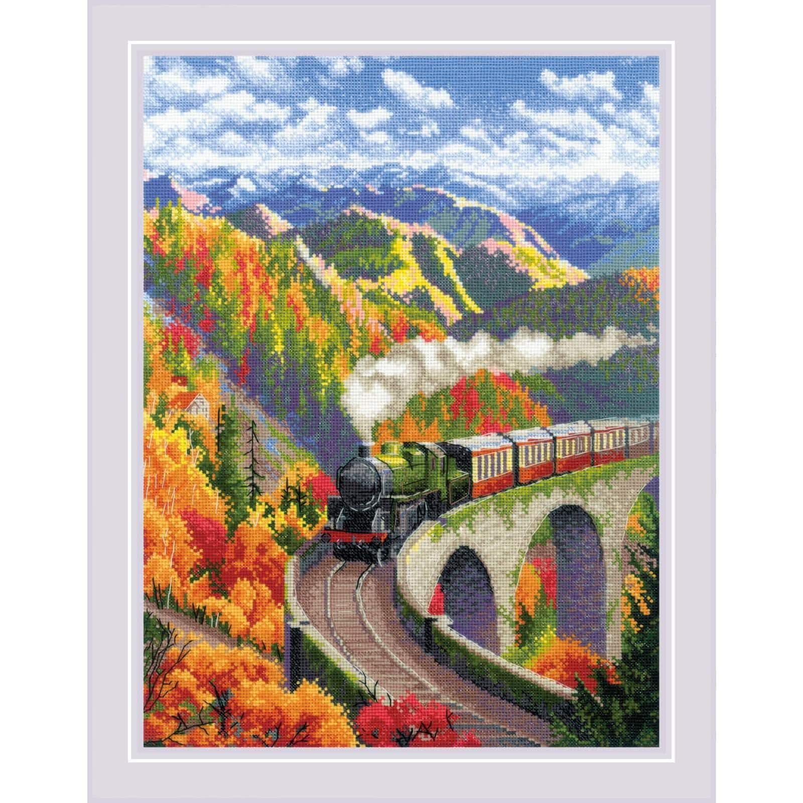 RIOLIS Autumn Express Counted Cross Stitch Kit