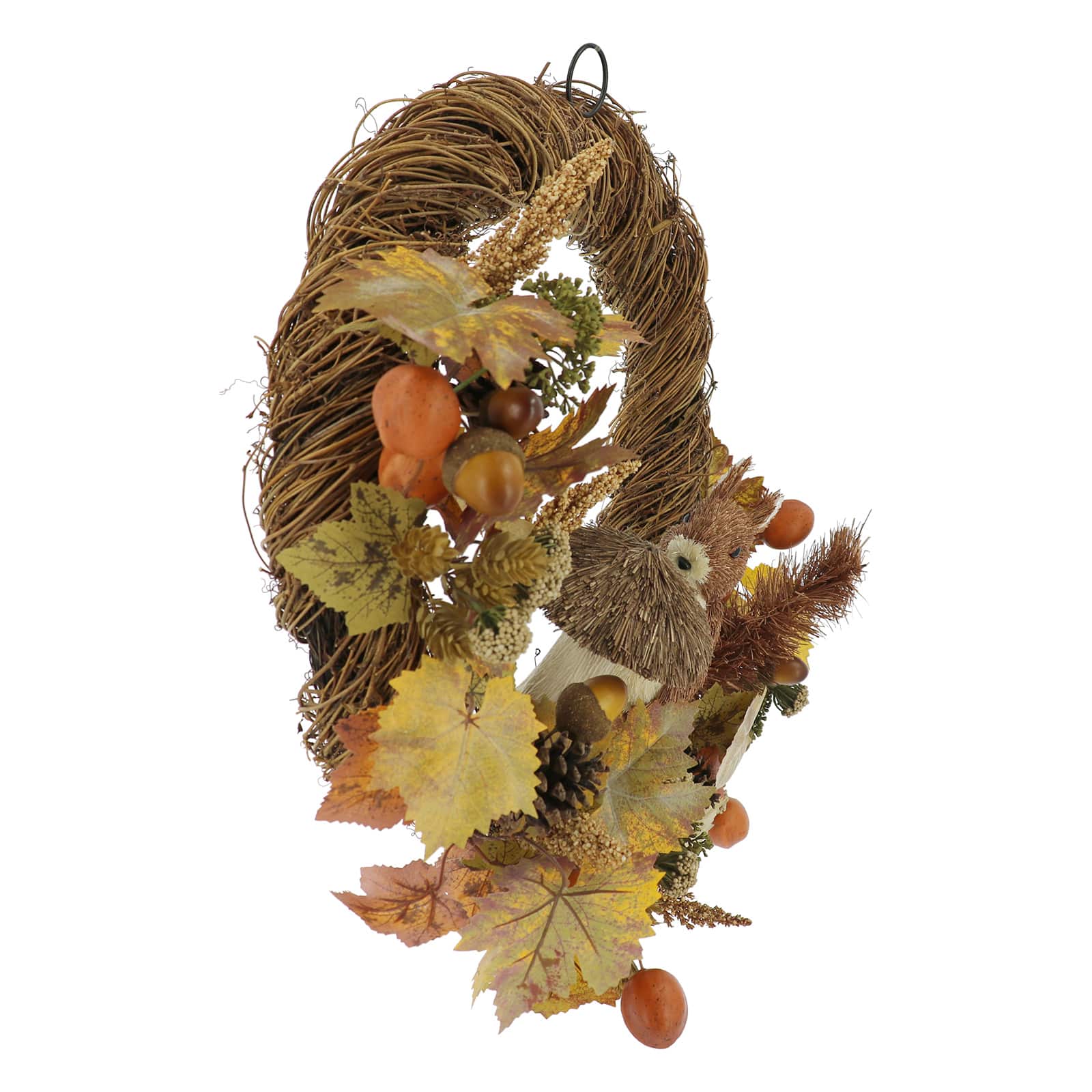 22&#x22; Designer Premium Floral Squirrel &#x26; Mushroom Wreath by Ashland&#xAE;