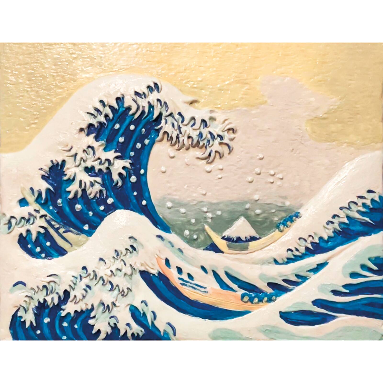 The Great Wave Off Kanagawa Relief Painting Kit by Artist&#x27;s Loft&#xAE;