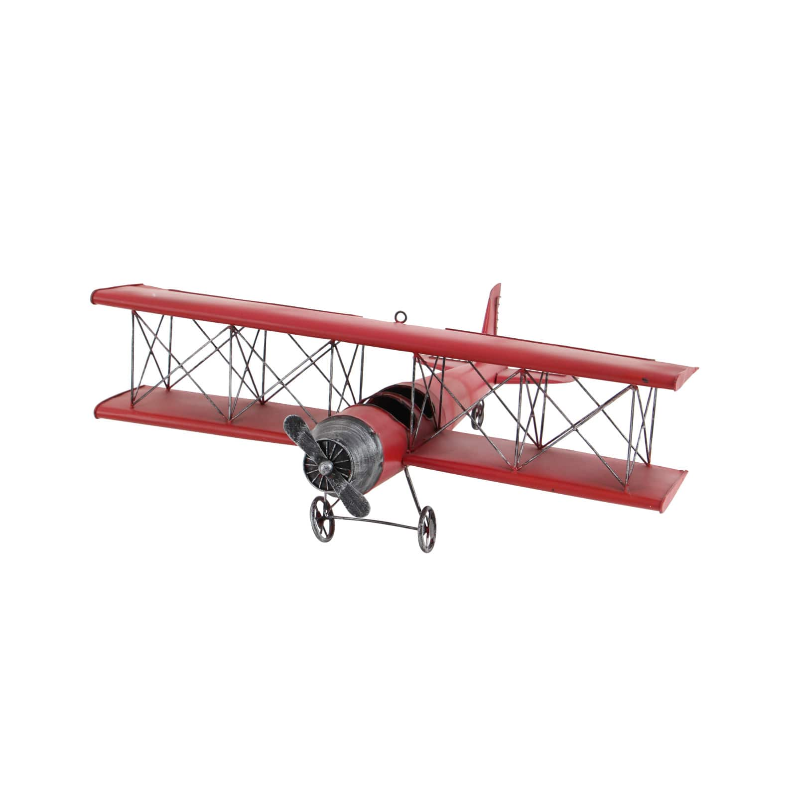 Red Iron Vintage Wall Plane, 11