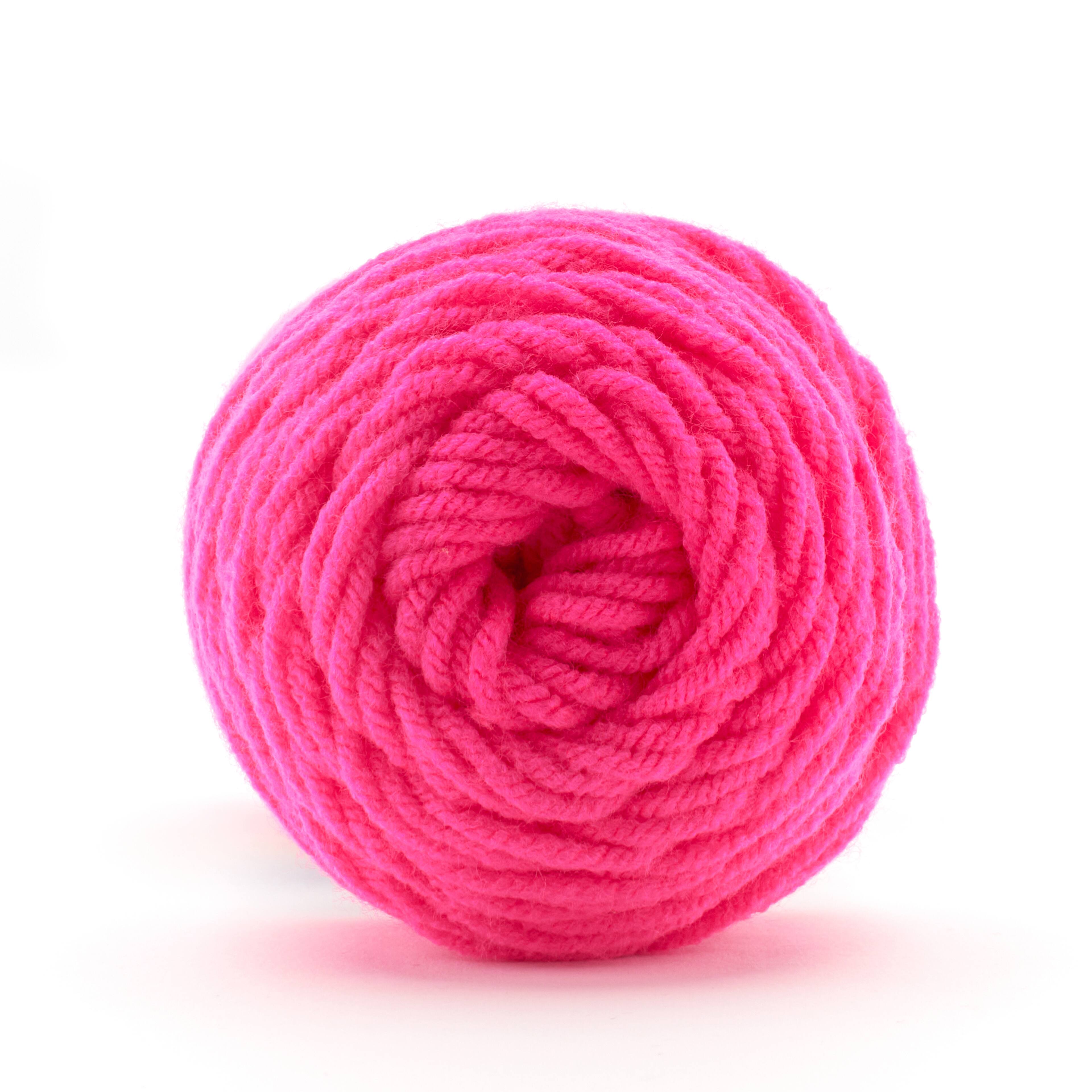 12 Pack: Soft Classic&#x2122; Neon Yarn by Loops &#x26; Threads&#xAE;