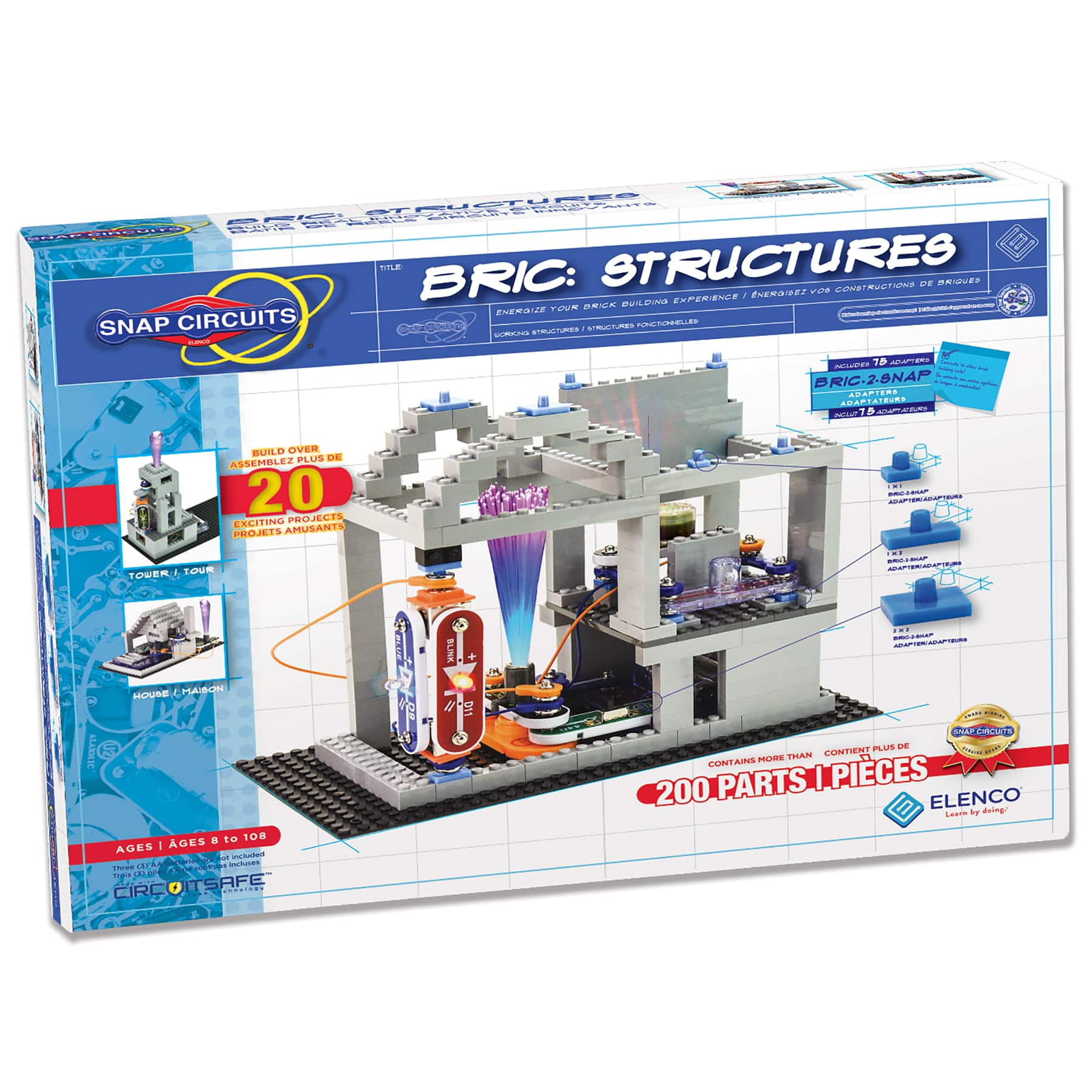Elenco® Snap Circuits® Bric: Structures Set