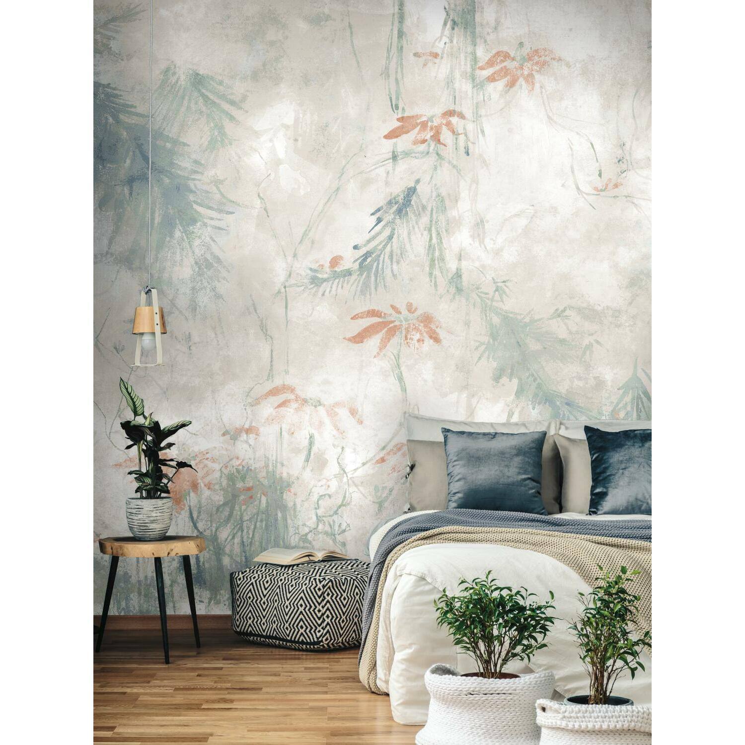 RoomMates Jungle Lily Mural Peel & Stick Wallpaper