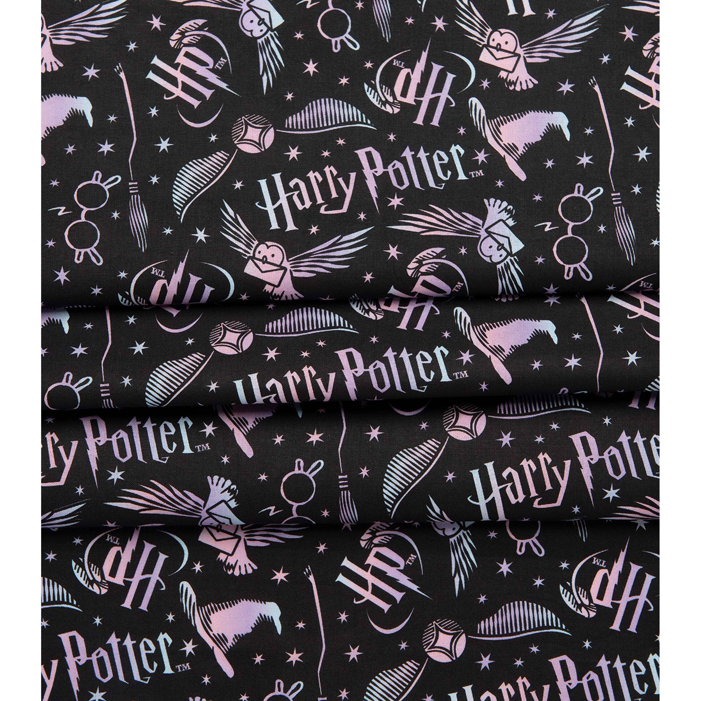 Harry Potter Elements Toss Precut Cotton Fabric