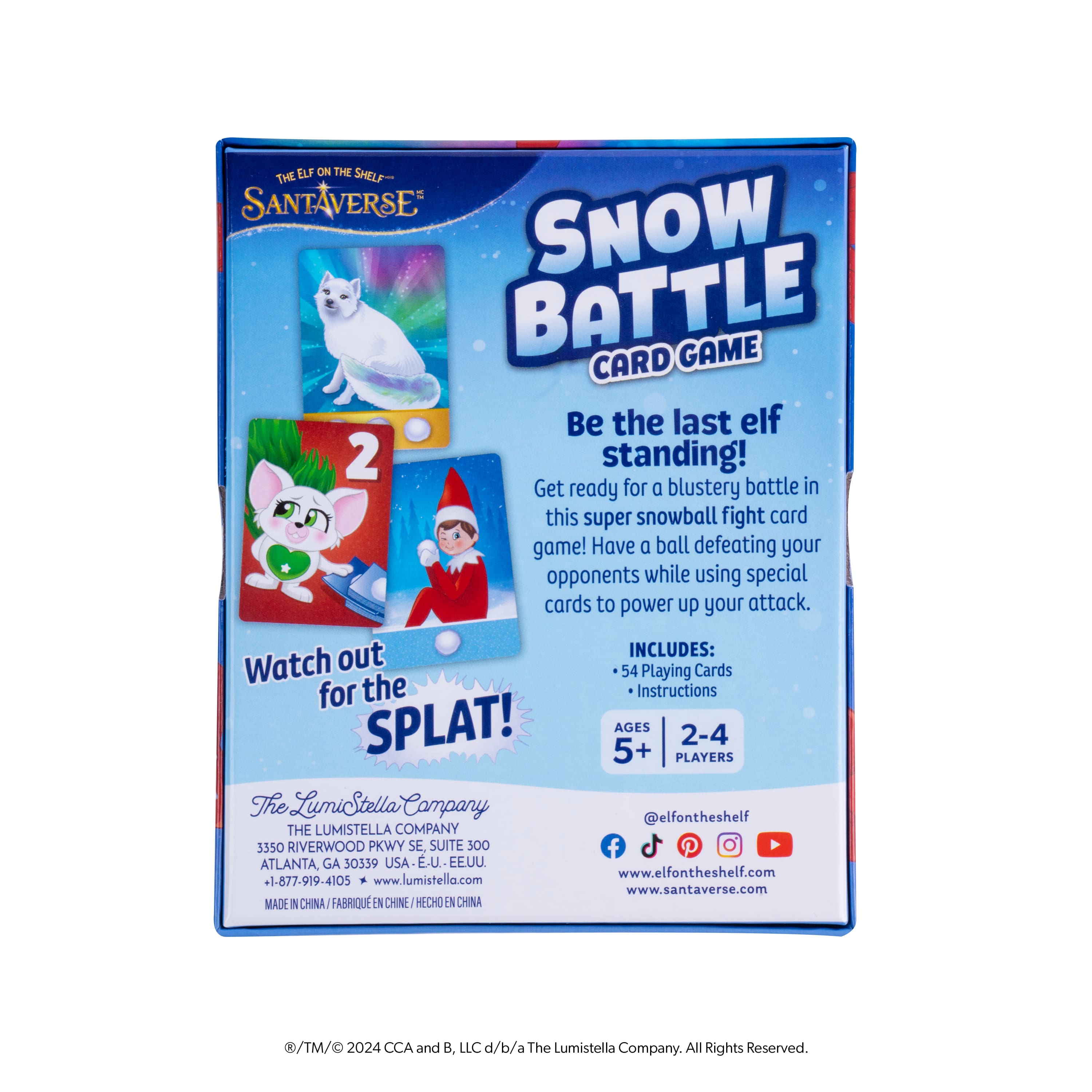 The Elf on the Shelf&#xAE; Santaverse&#x2122; Snow Battle Card Game