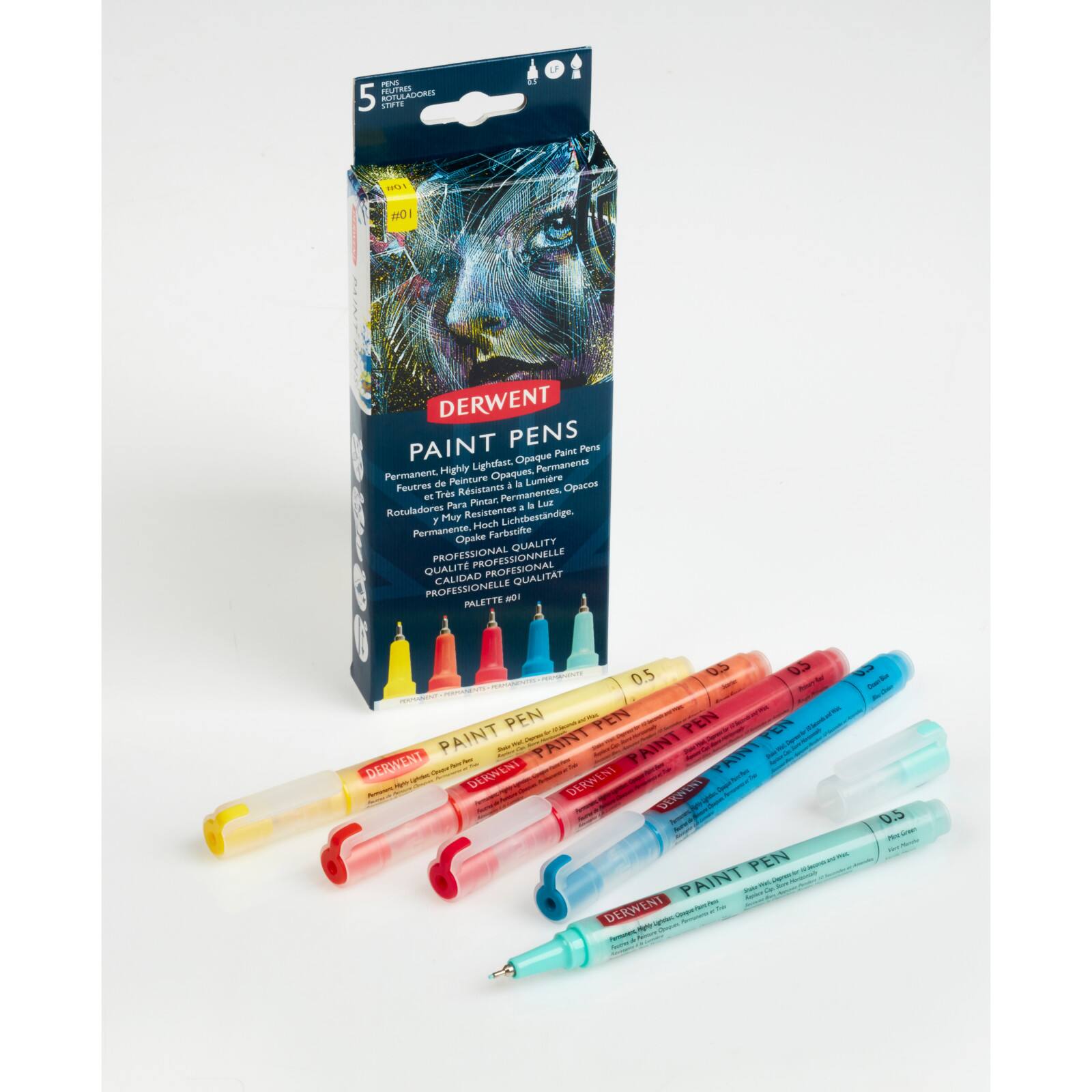Derwent® Paint Pen Palette Set #01