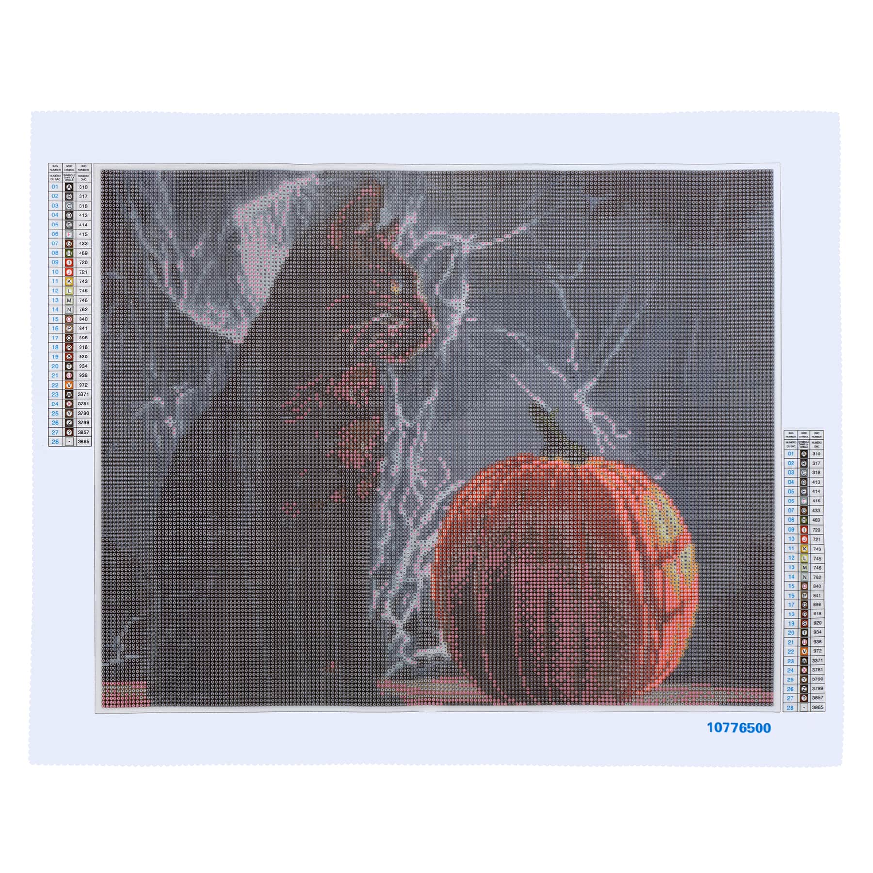 16" x 20" Cat with Pumpkin Diamond Art Kit by Make Market®