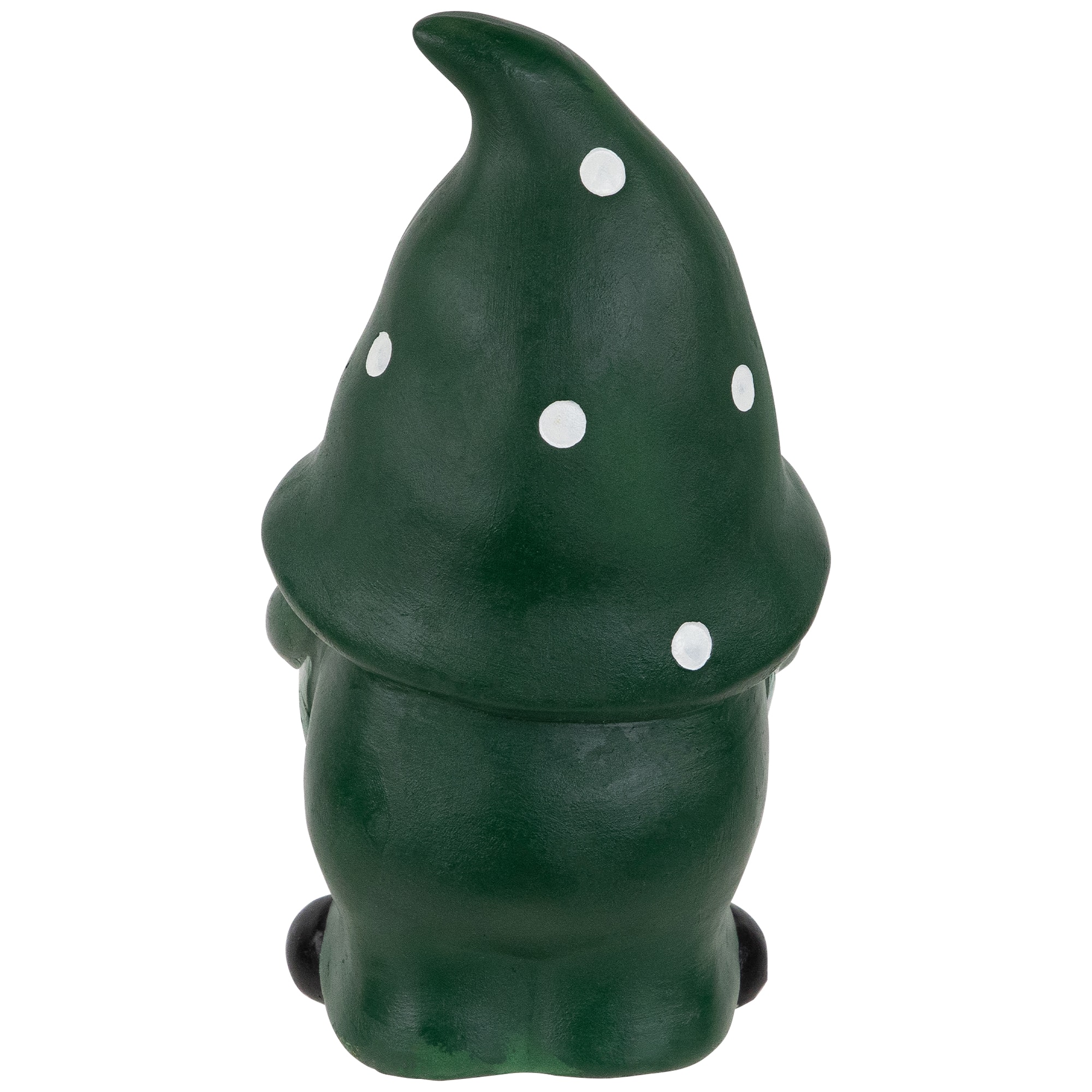 7.75" Shamrock Gnome St. Patrick's Day Outdoor Garden Statue