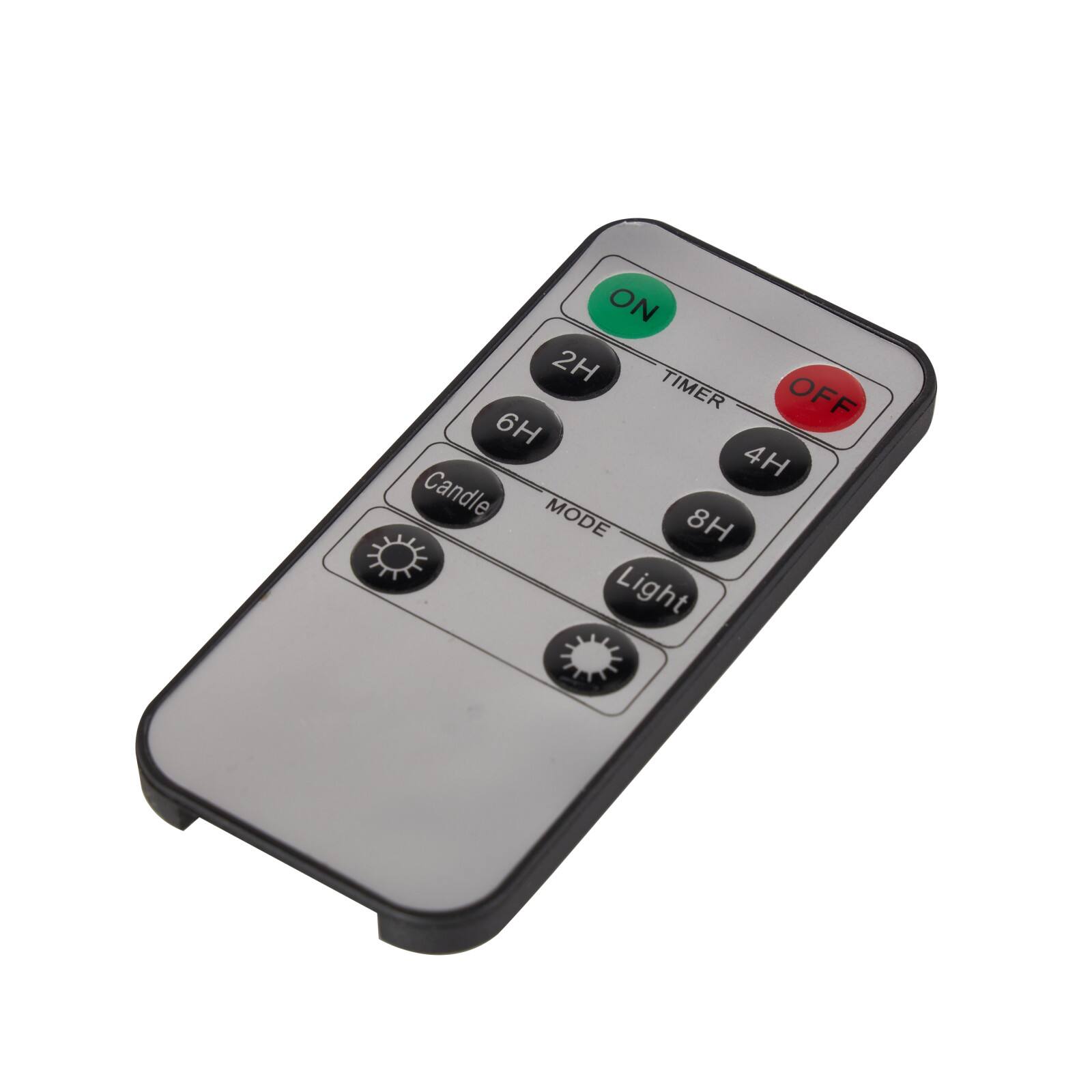 8" Flameless Wax Candles with Remote Control, 6ct.