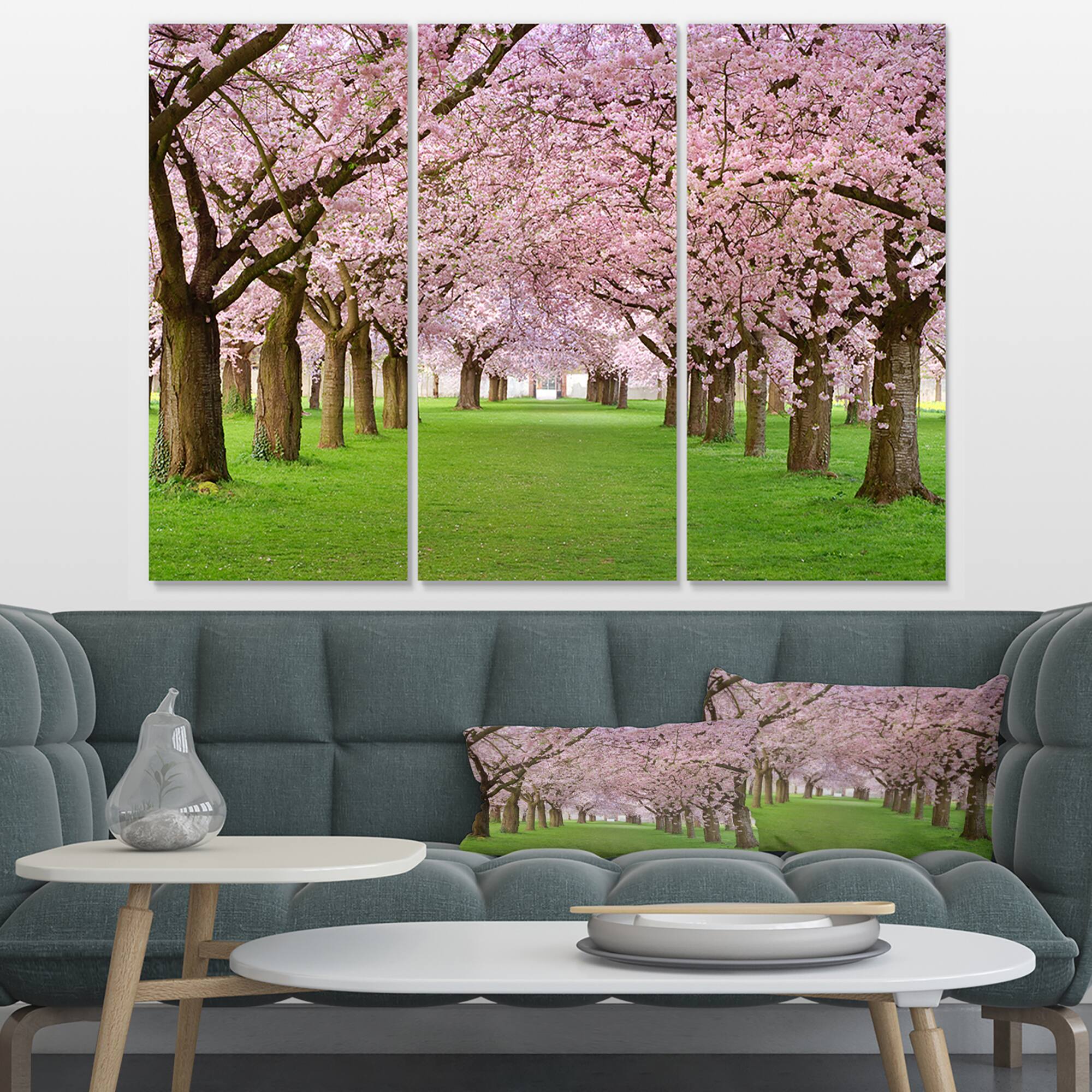 Designart - Stunning Cherry Blossoms Plenitude