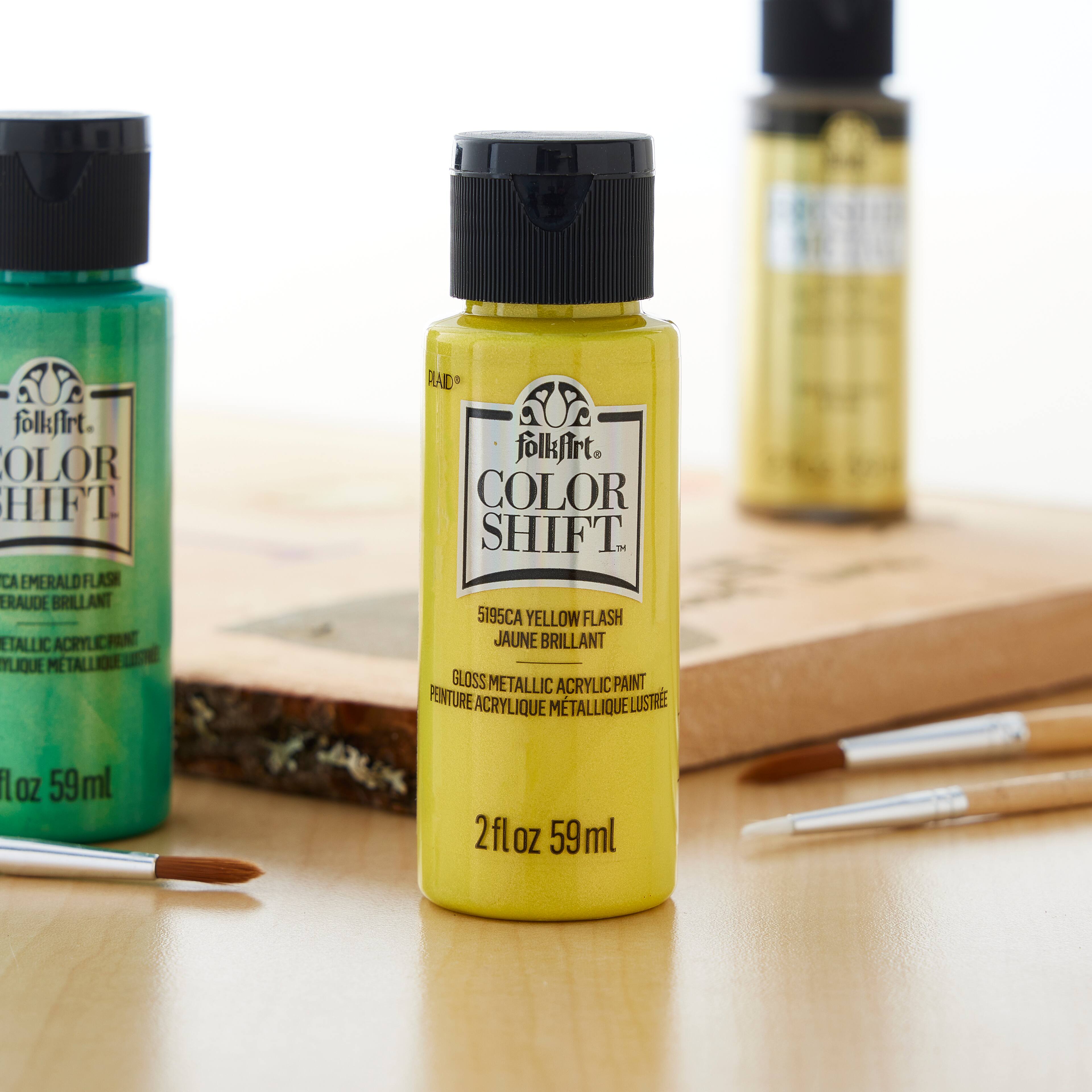 12 Pack: FolkArt® Color Shift™ Gloss Finish Metallic Acrylic Paint