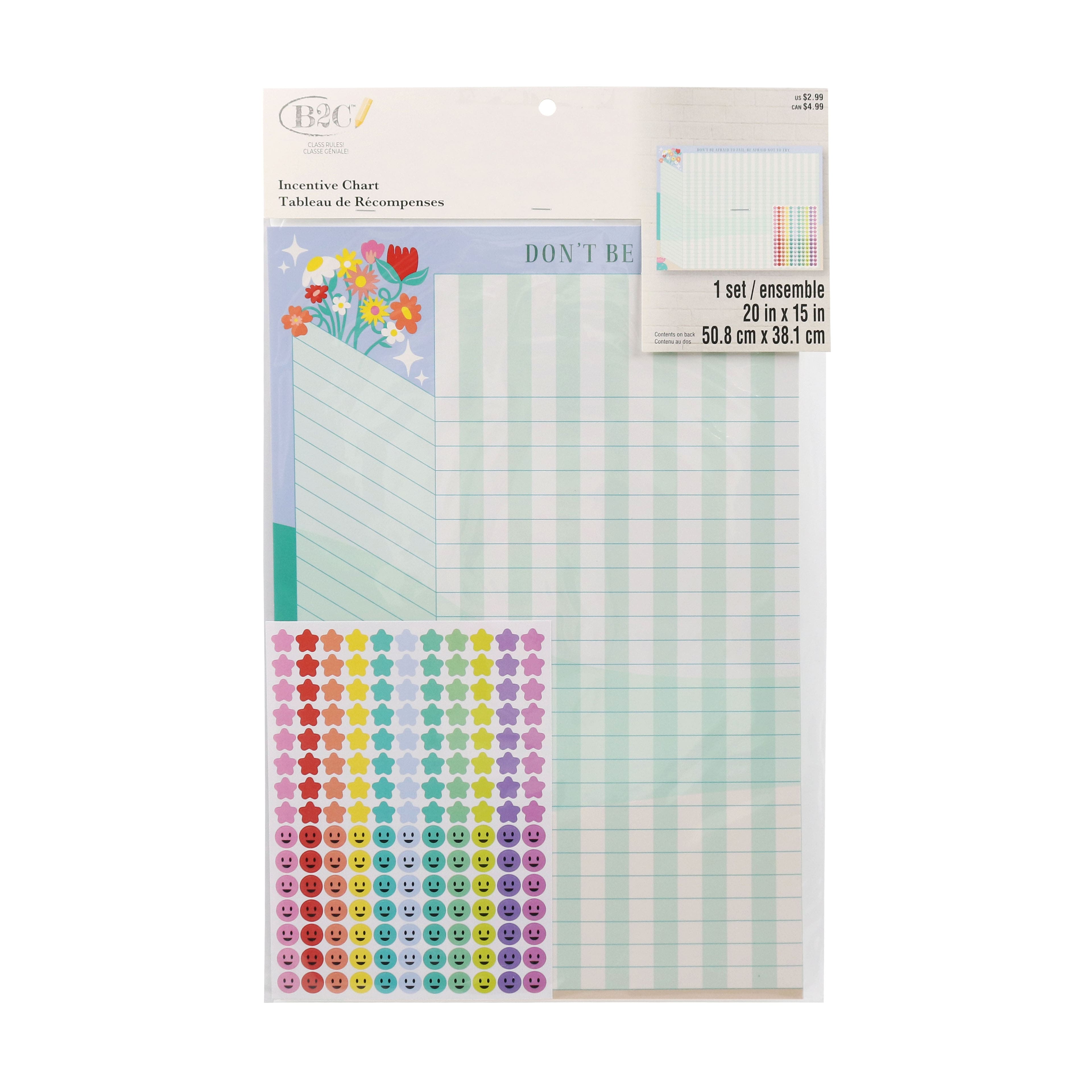 Class Rules! Pastel Bulletin Board Incentive Chart Kit by B2C&#x2122;