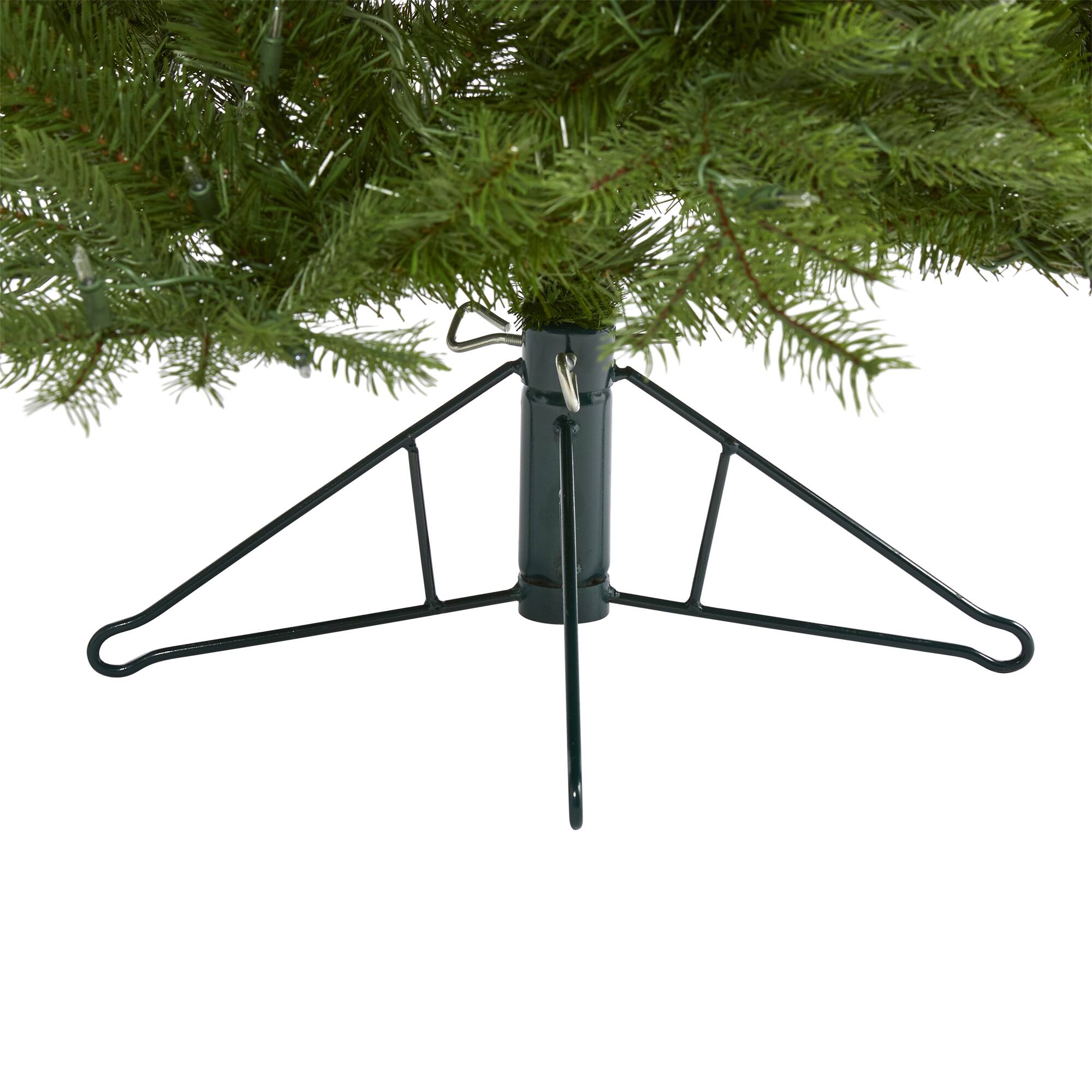 6ft. Pre-Lit Vienna Fir Artificial Christmas Tree, Warm White LED Lights